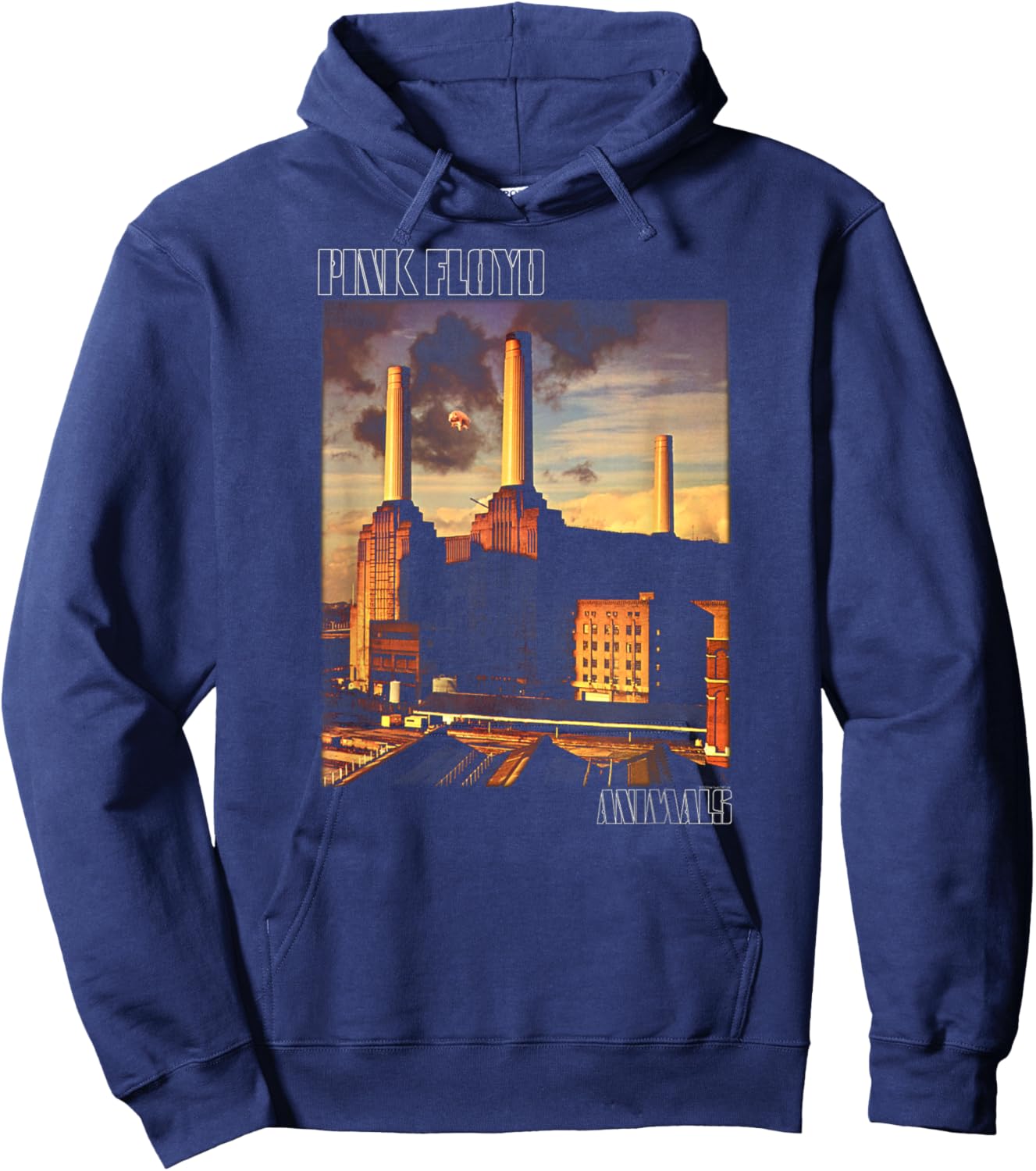 Offizielles Pink Floyd Animals Rock Band Hoodie - Hoodie | Navy