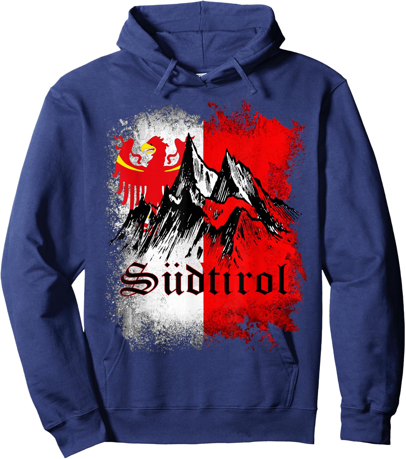 Südtirol Shirt Südtiroler Berge Südtirol Herren Damen Kinder Hoodie - Hoodie | Navy
