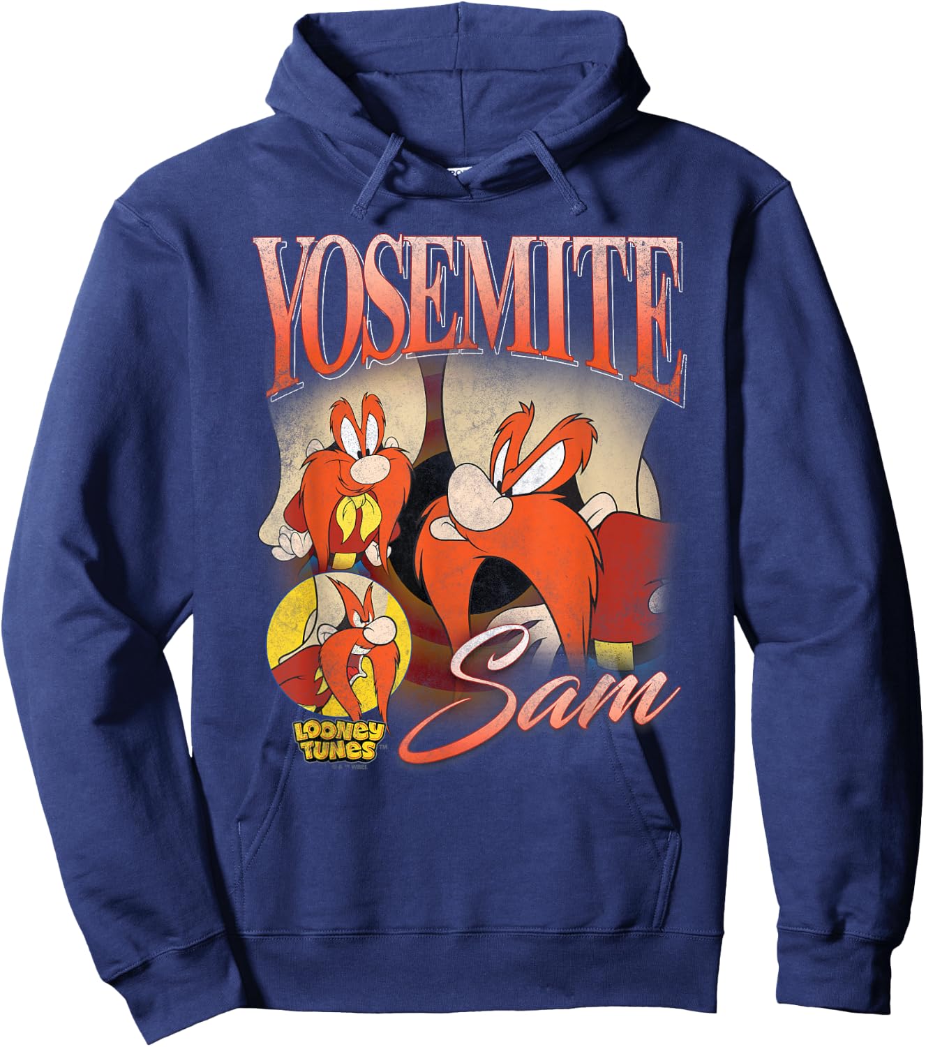 Looney Tunes Bootleg Yosemite Sam Hoodie - Hoodie | Navy
