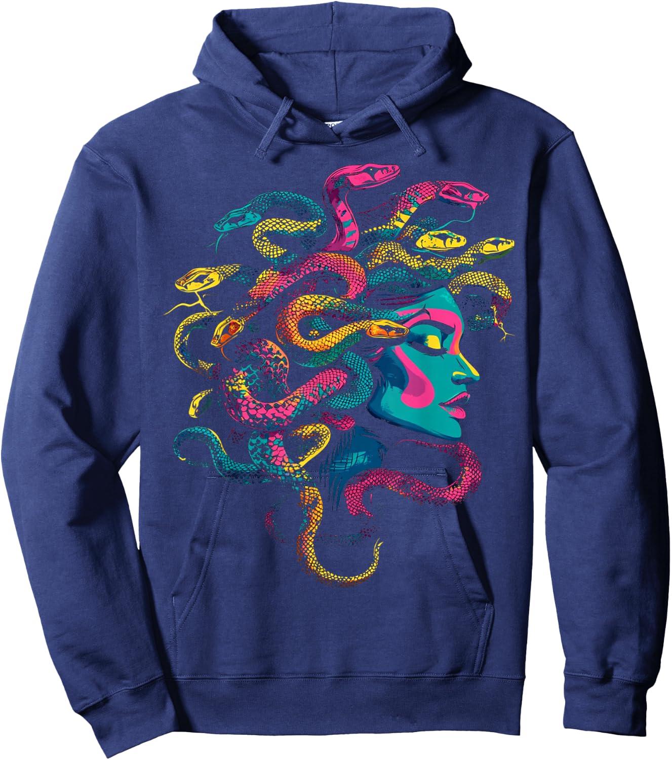 Vintage Medusa Hoodie - Hoodie | Navy