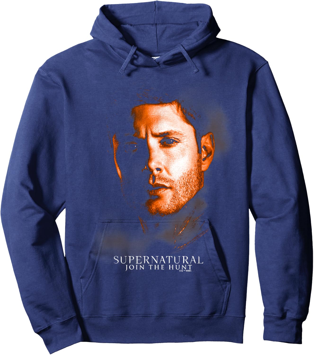 Supernatural Dean Winchester Portrait Hoodie - Hoodie | Navy