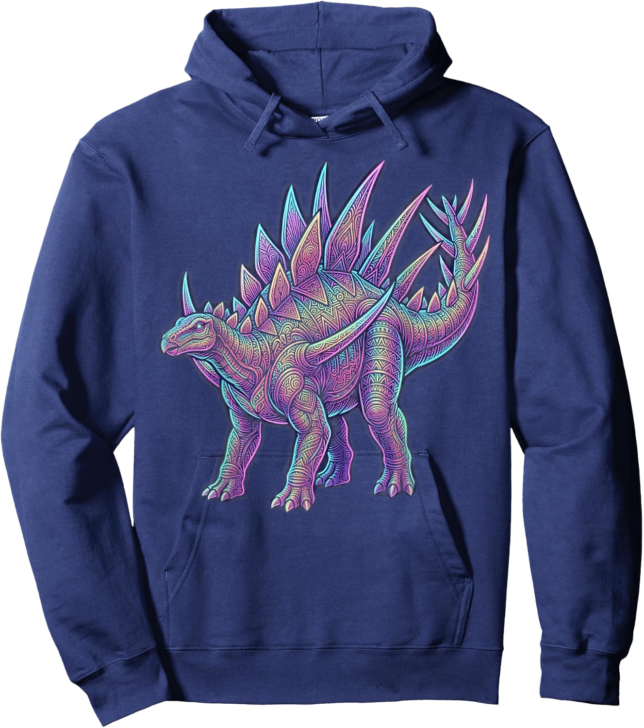 Kentrosaurus Spiked Dinosaur Late Jurassic Herbivore Hoodie - Hoodie | Navy