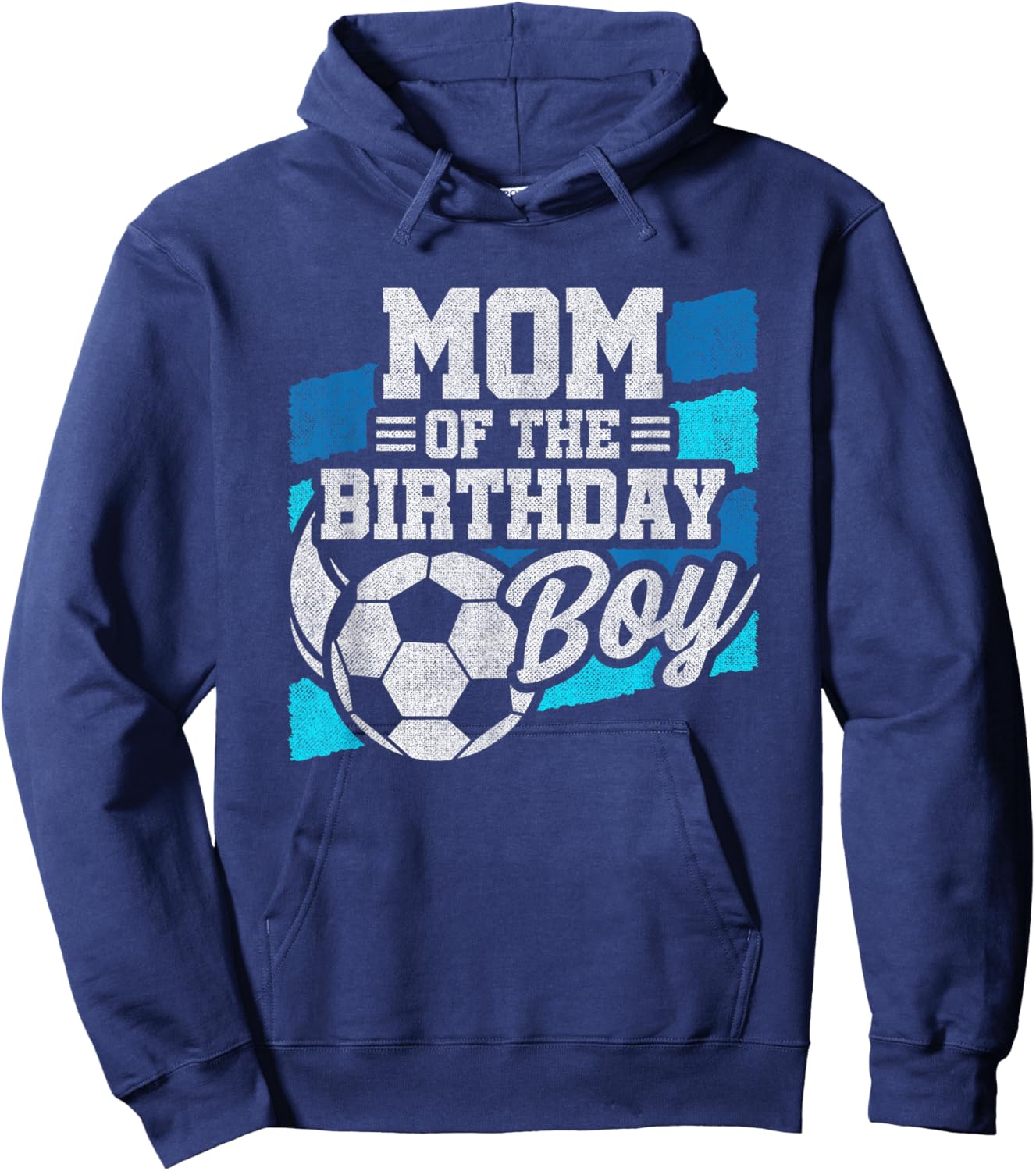 Boys Birthday - Soccer Birthday - Boys Birthday Mom Hoodie - Hoodie | Navy