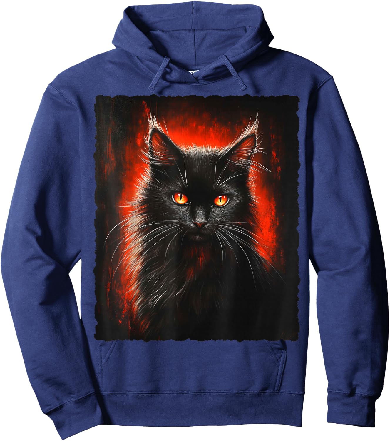 Magische Katze Fantasy Kunst Hoodie - Hoodie | Navy