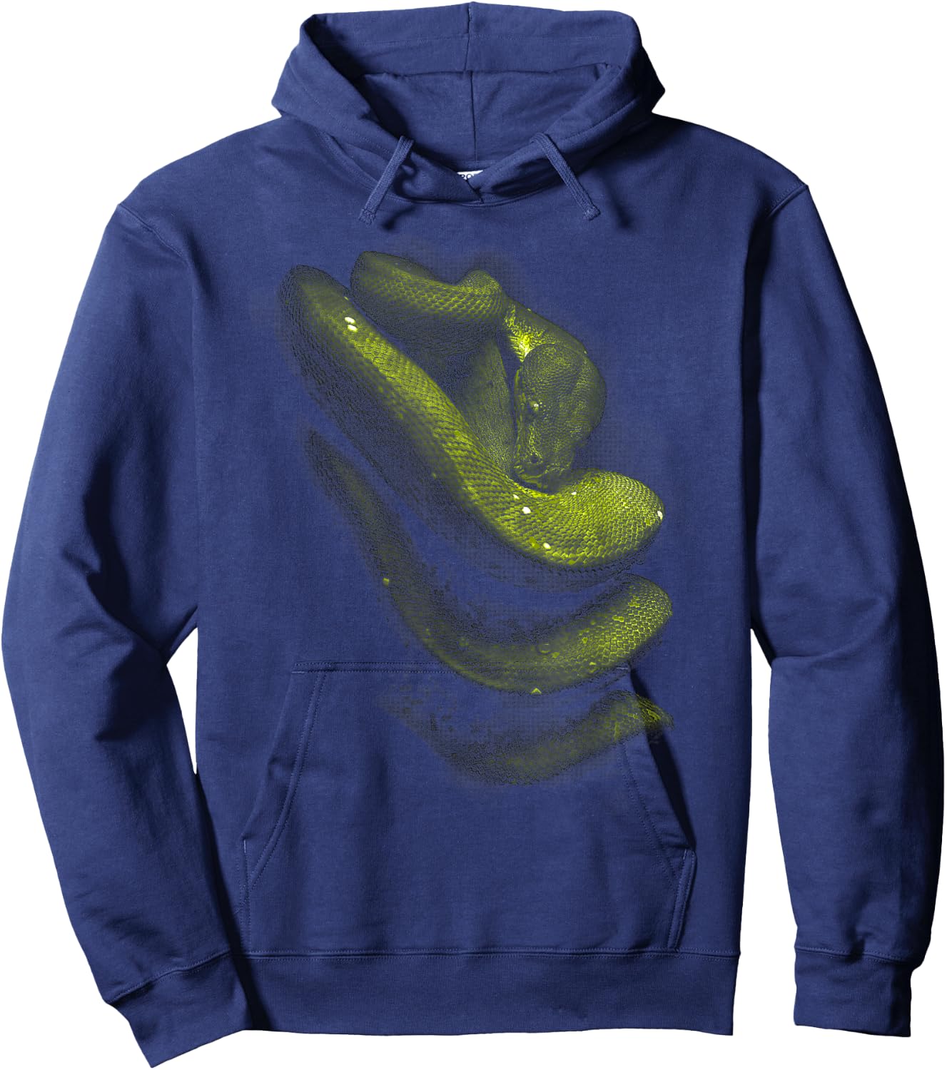 Green Tree Python Snake Owner Streetwear Reptile Keeper Hoodie - Hoodie | Navy