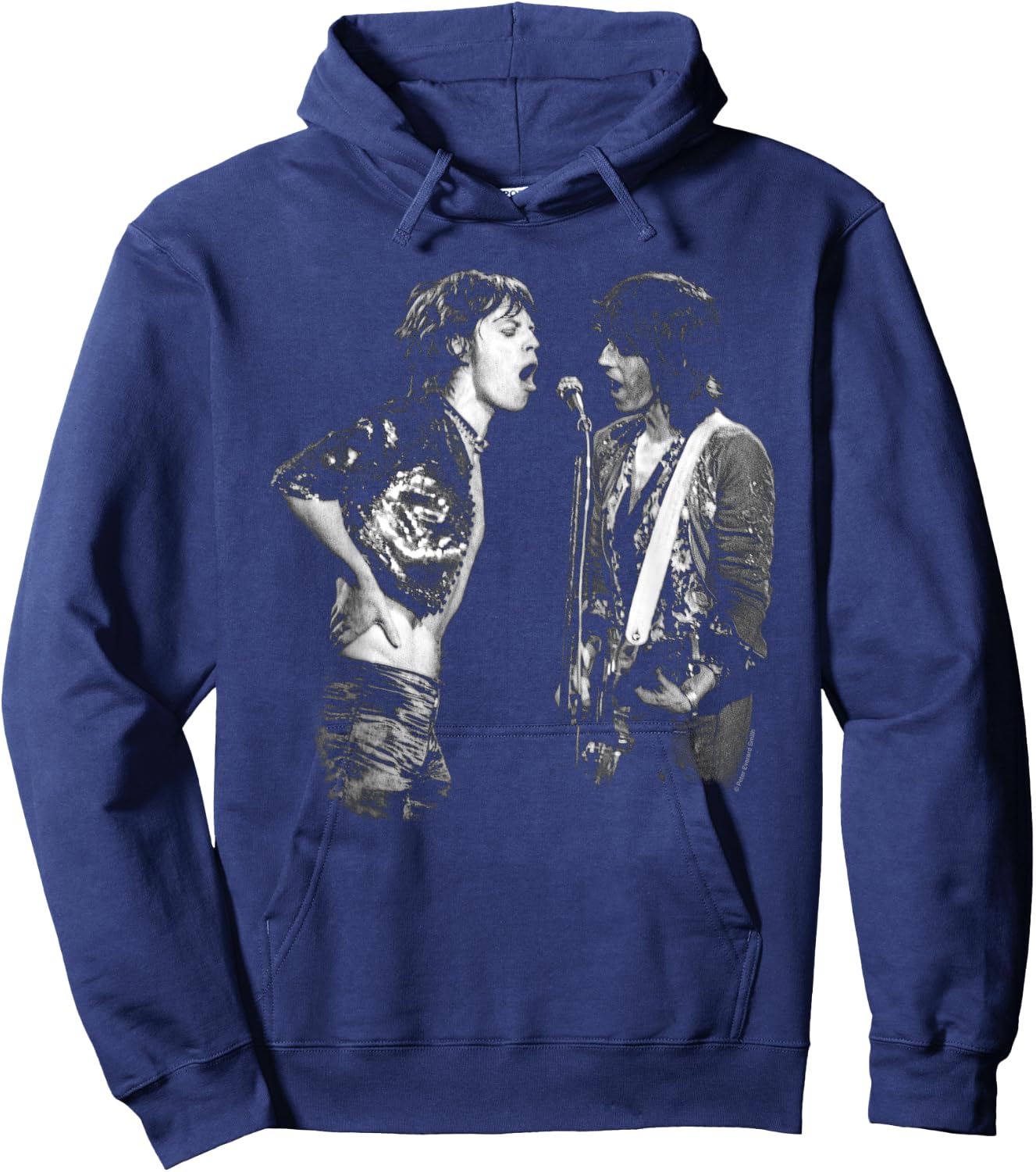Keith Richards Mick Jagger Rolling Stones By Everard Smith Hoodie - Hoodie | Navy