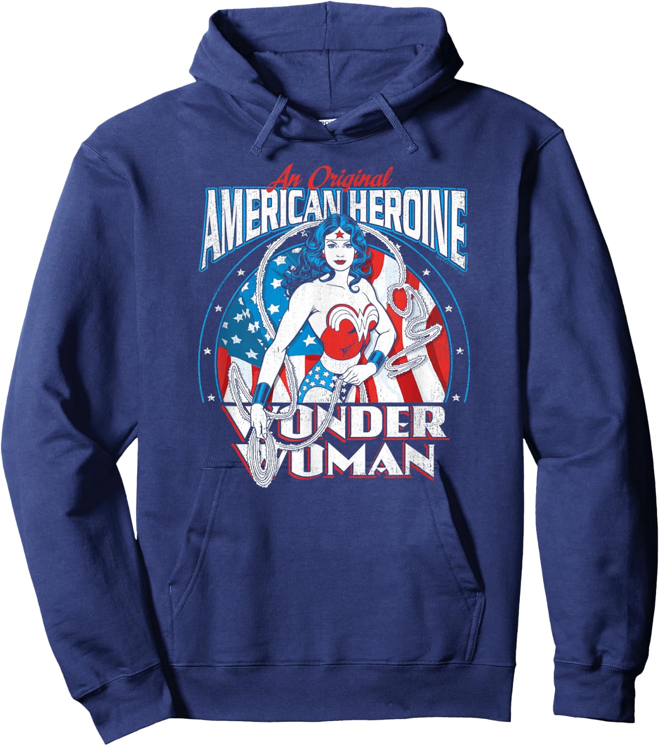 Wonder Woman American Heroine Hoodie - Hoodie | Navy