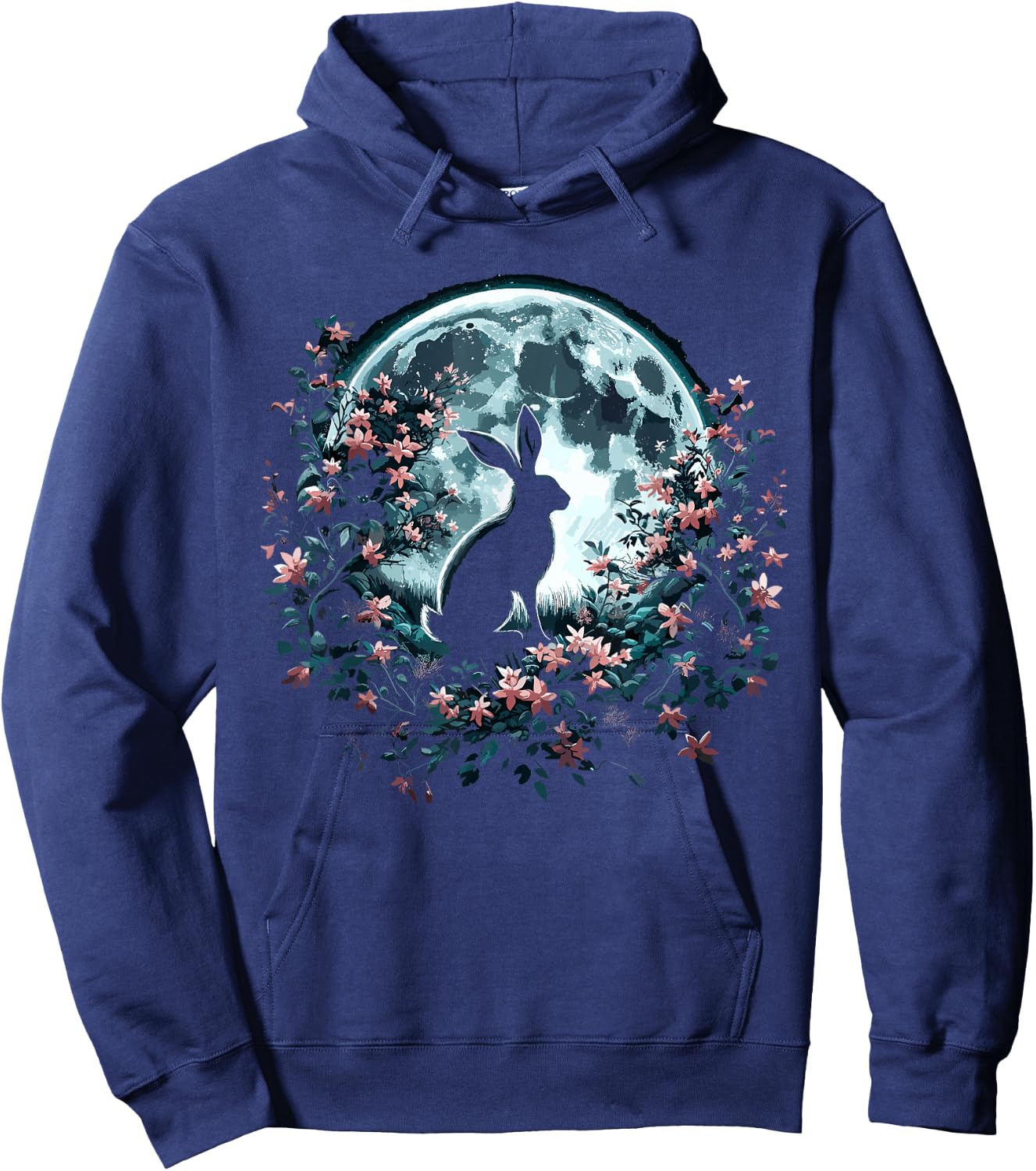 Easter Ostara Eostre Pagan Witchcraft Spring Moon Hoodie - Hoodie | Navy