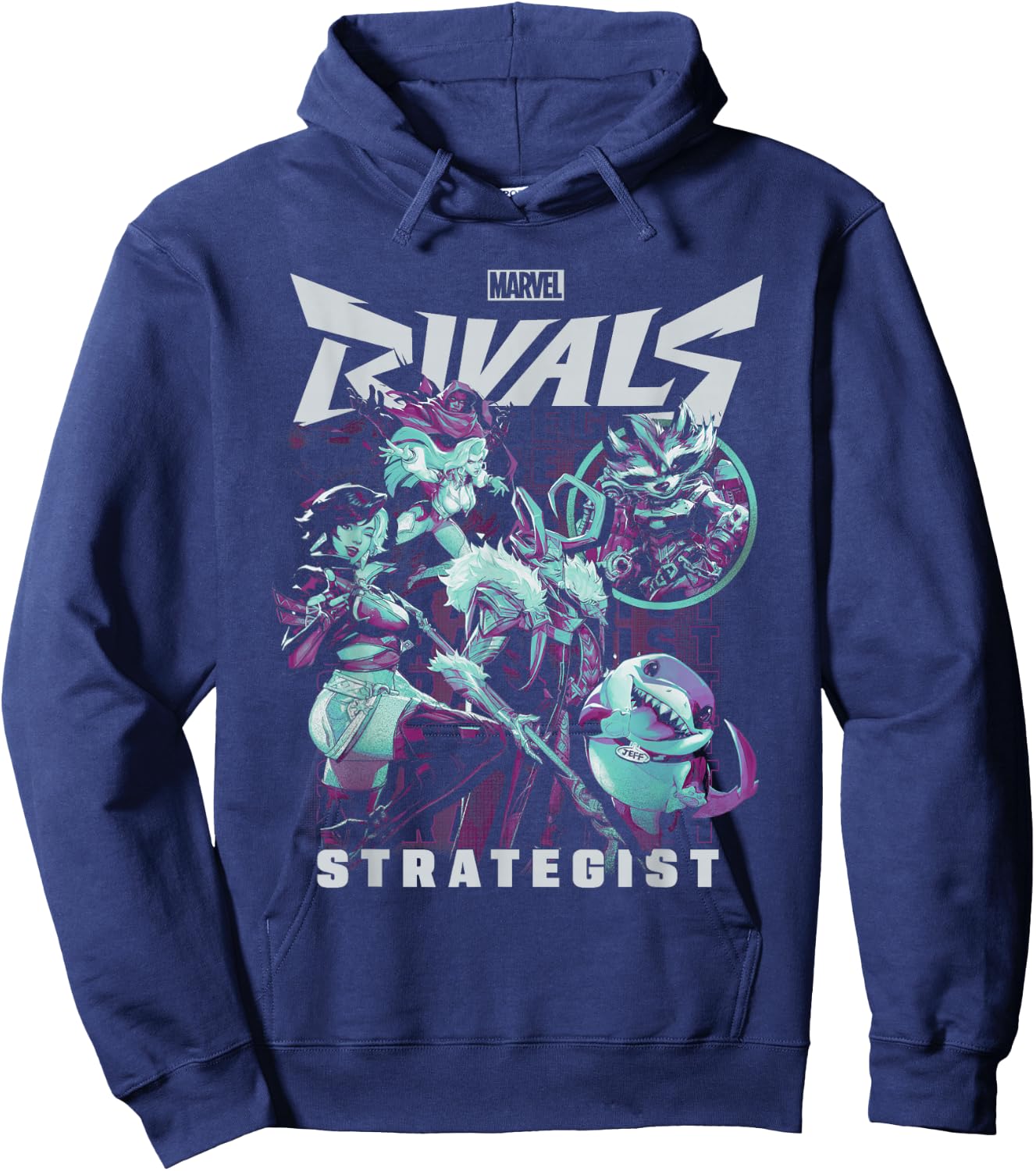 Marvel Rivals Strategist Trend Hoodie - Hoodie | Navy
