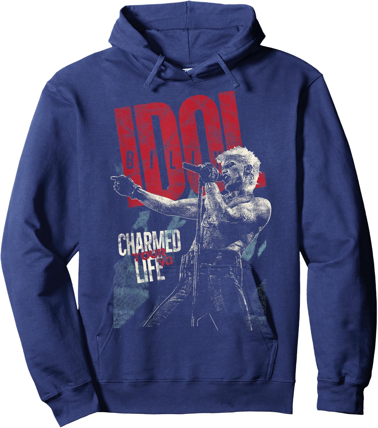 Billy Idol - Charming Life , black Hoodie - Hoodie | Navy