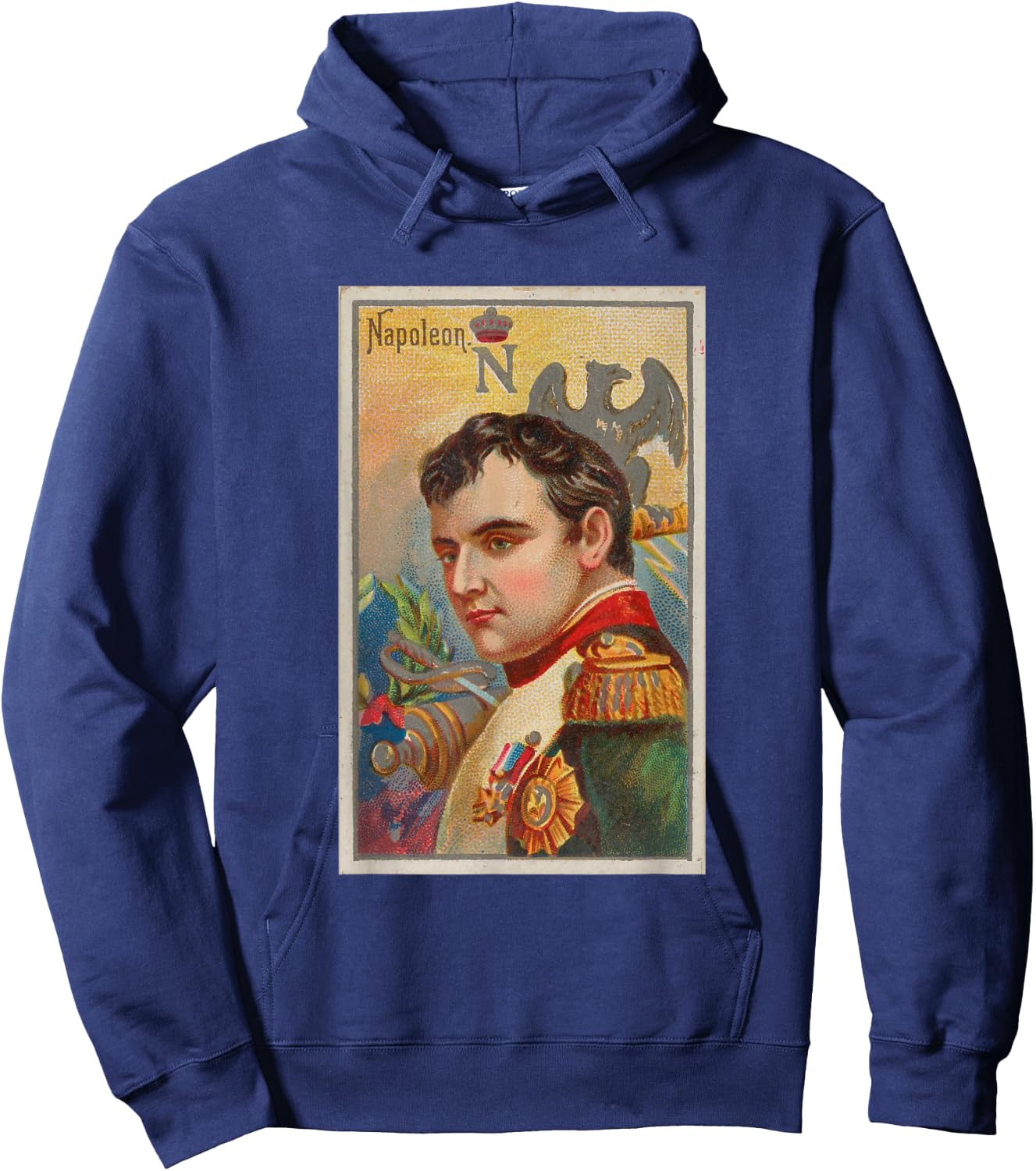 Napoleon Bonaparte Portrait T Shirt Hoodie - Hoodie | Navy