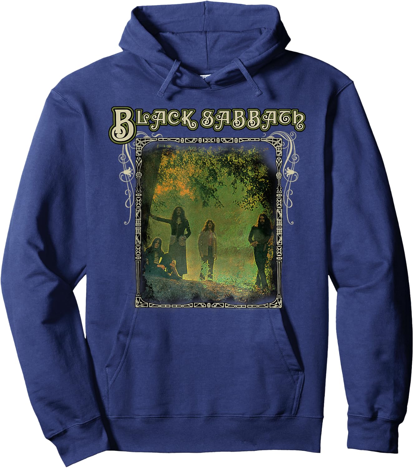 Black Sabbath Band Garden Photo Hoodie - Hoodie | Navy