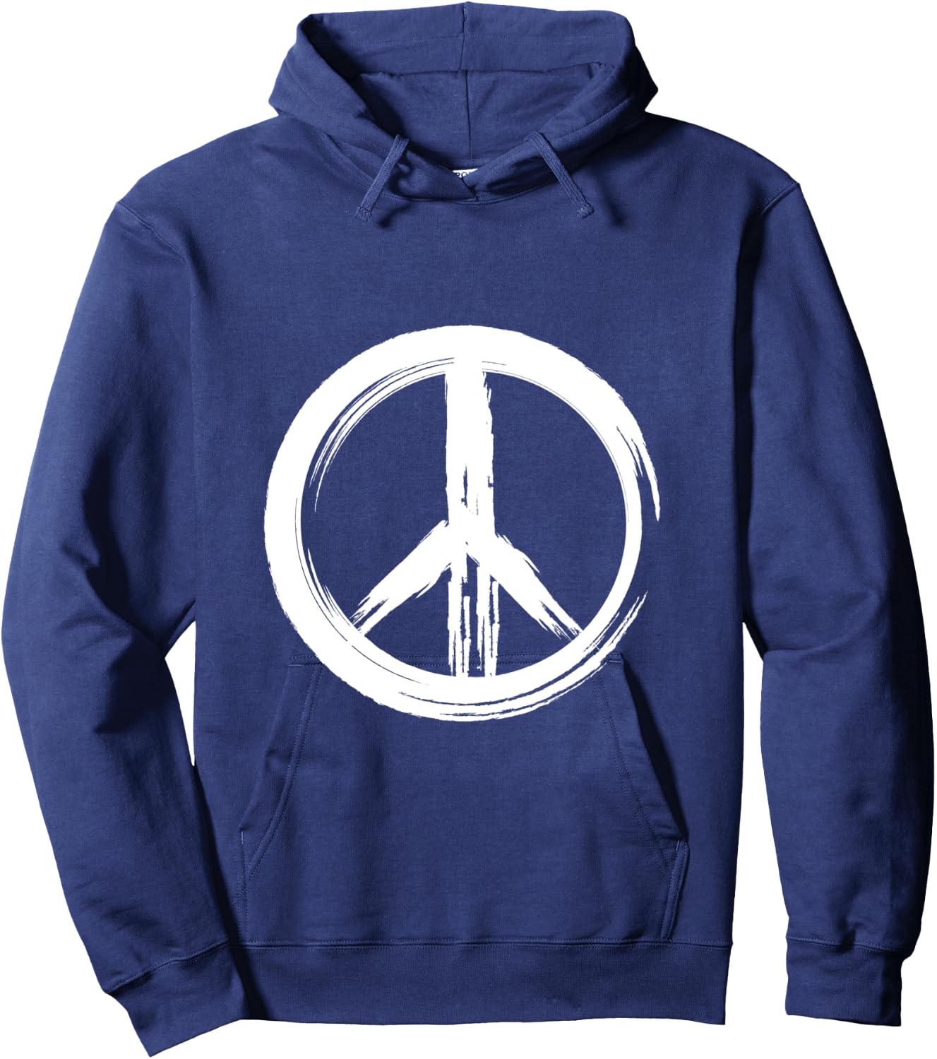 Symbole zen de la paix Manche Longue Hoodie - Hoodie | Navy