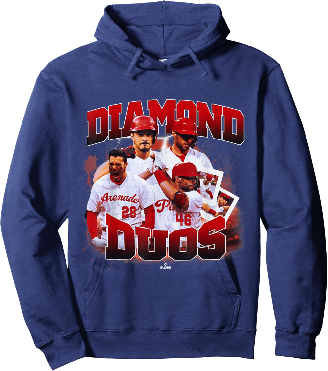Paul Goldschmidt & Nolan Arenado | St. Louis | MLBDDUO4013-S Hoodie - Hoodie | Navy