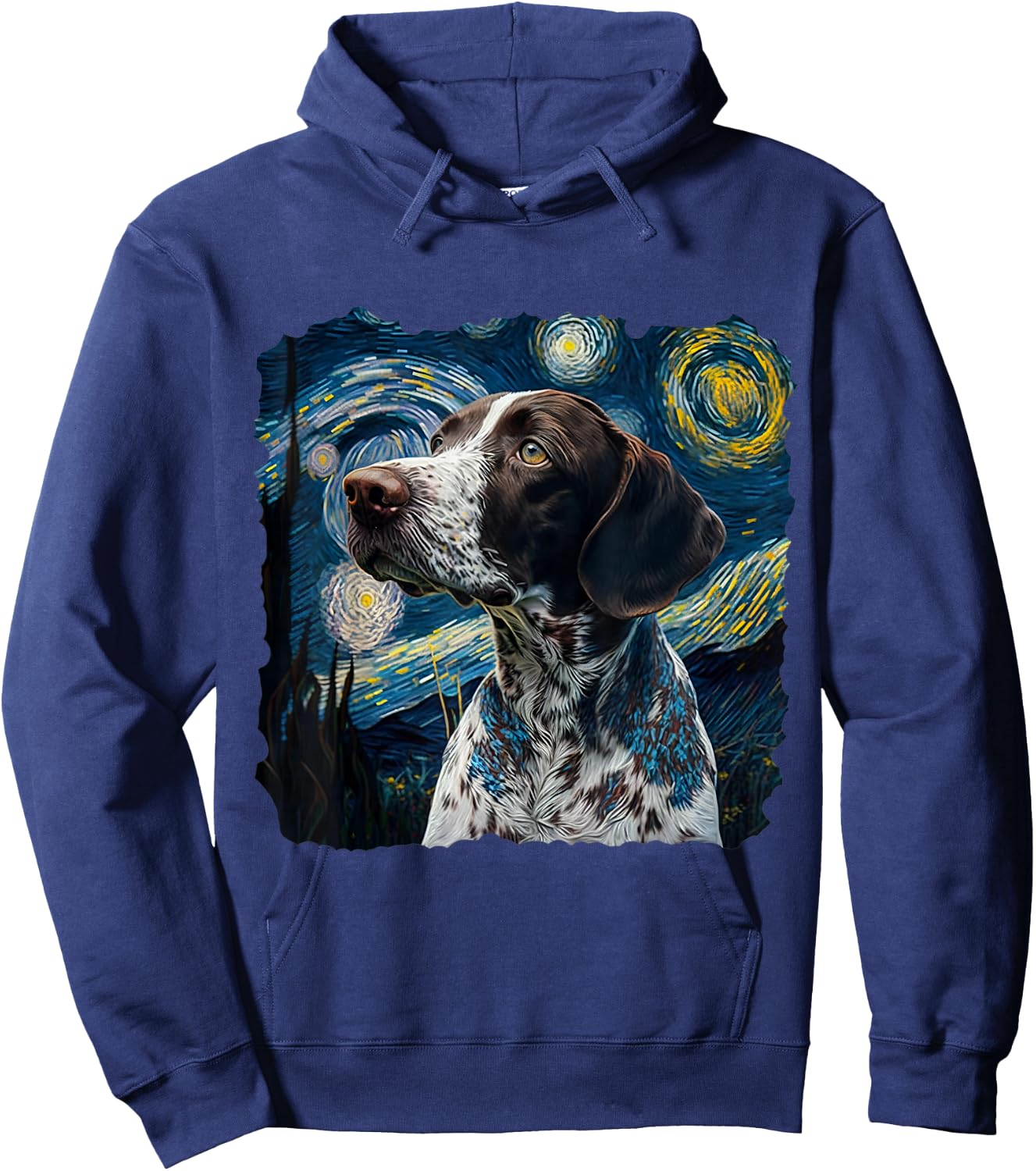 German Shorthair Pointer Funny GSP DAD MOM Hoodie - Hoodie | Navy