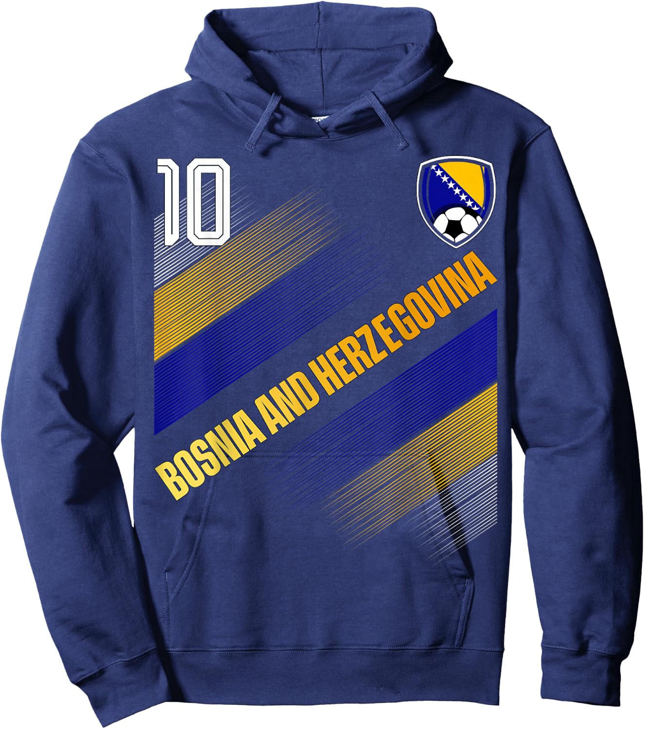 Bosnia and Herzegovina Flag Bosnian Pride Lovers Hoodie - Hoodie | Navy