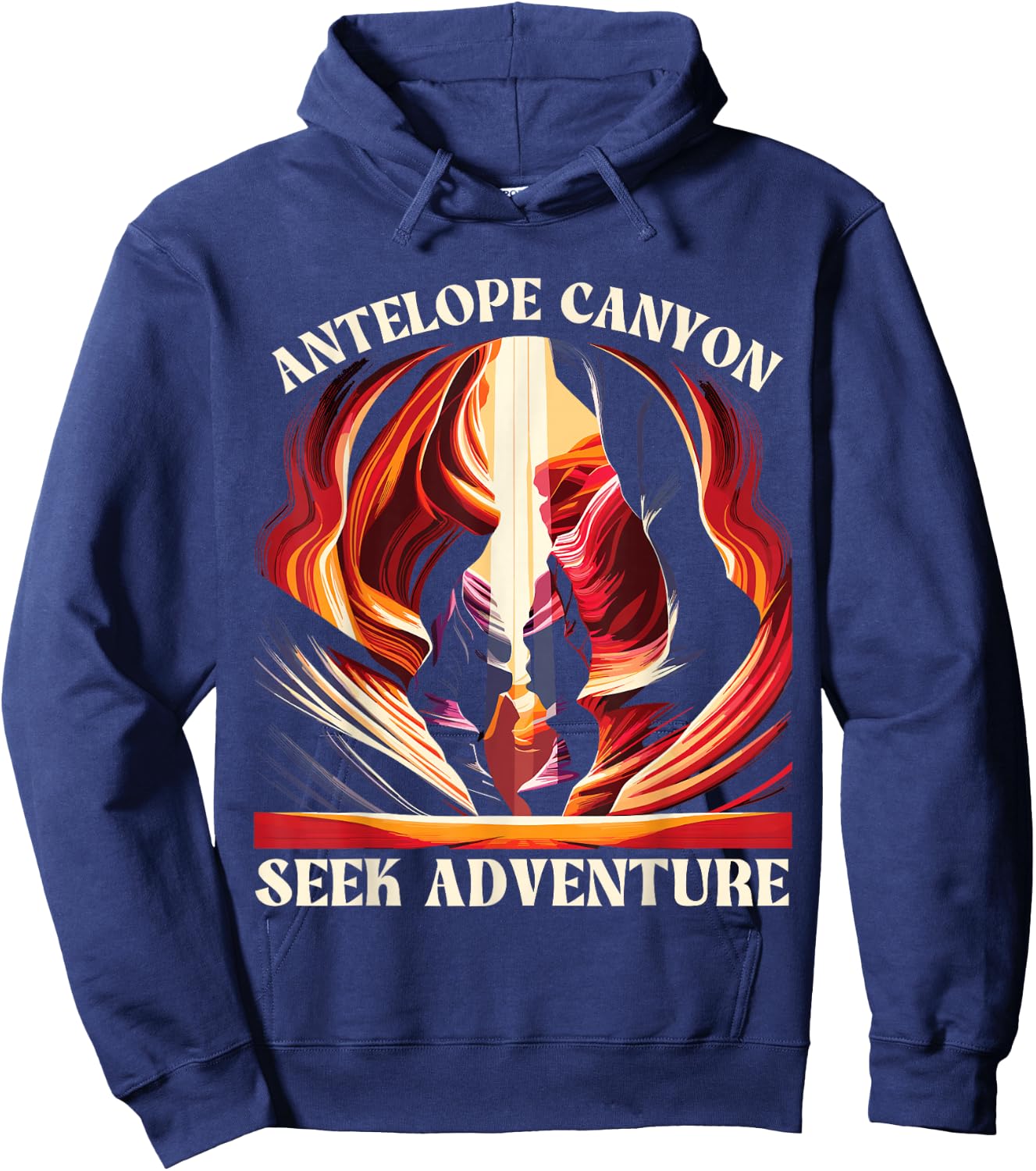 Antelope Canyon Arizona, Antelope Canyon Hoodie - Hoodie | Navy