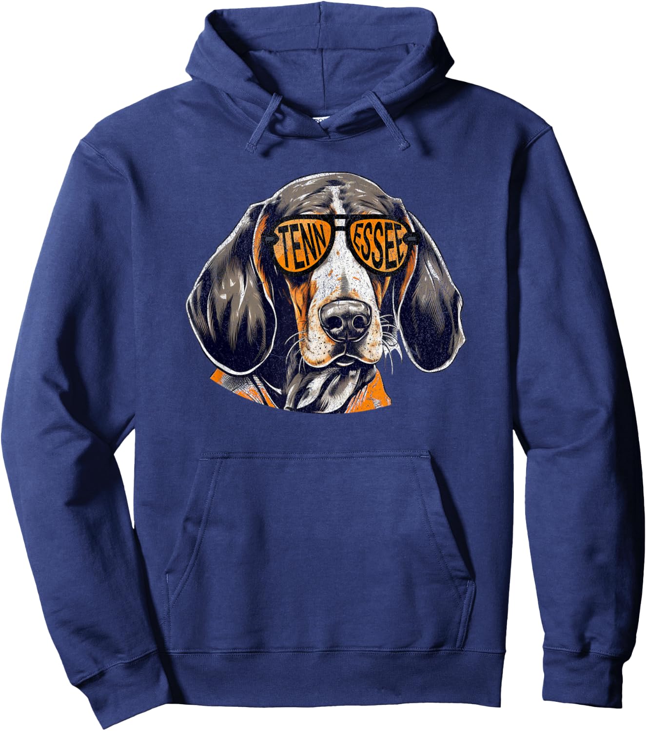 Tennessee Dog Sport Lovers | Tennessee Coonhound Fan Hoodie - Hoodie | Navy
