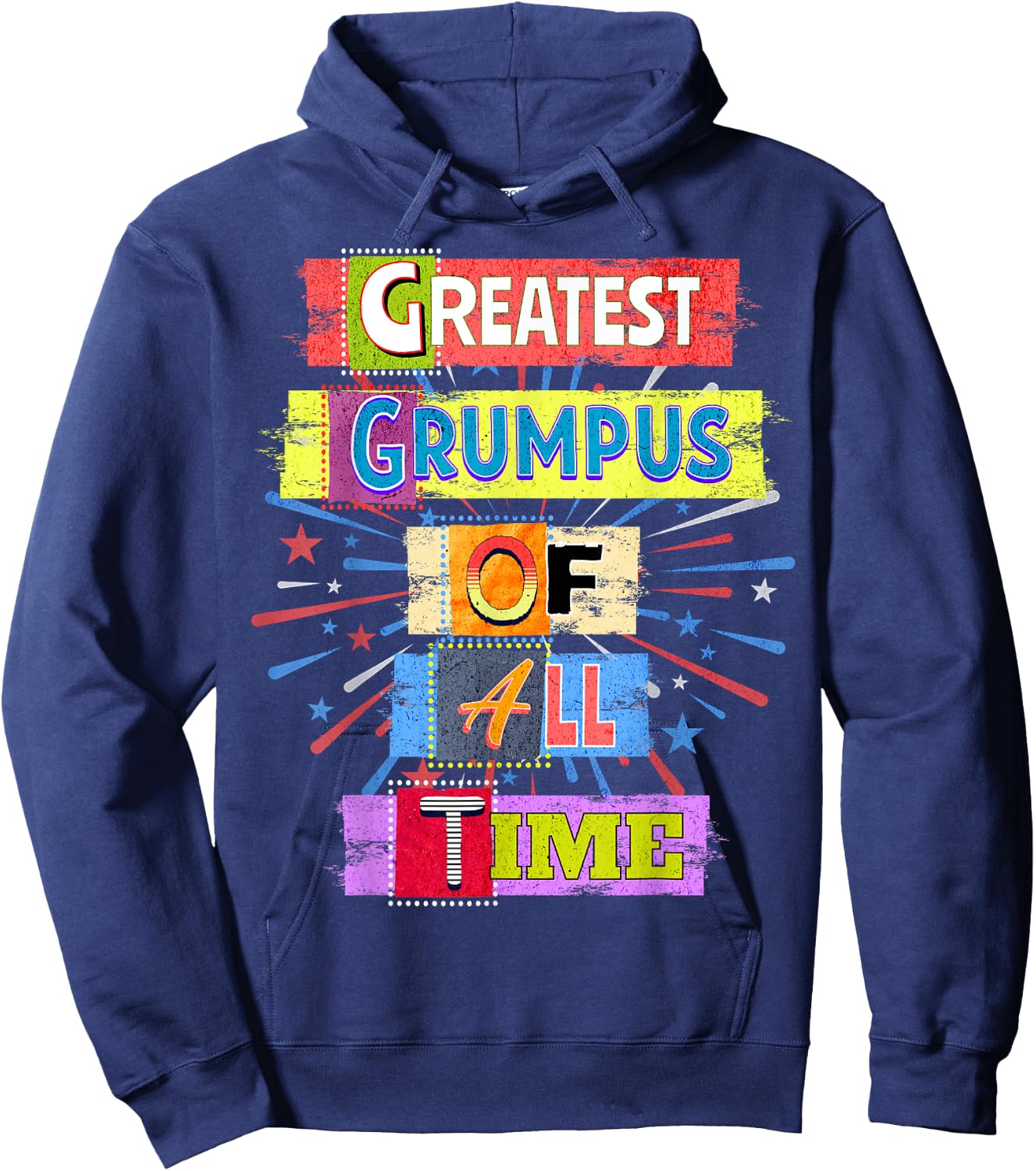 Greatest Grumpus Of All Time GOAT World's Best Cute Hoodie - Hoodie | Navy