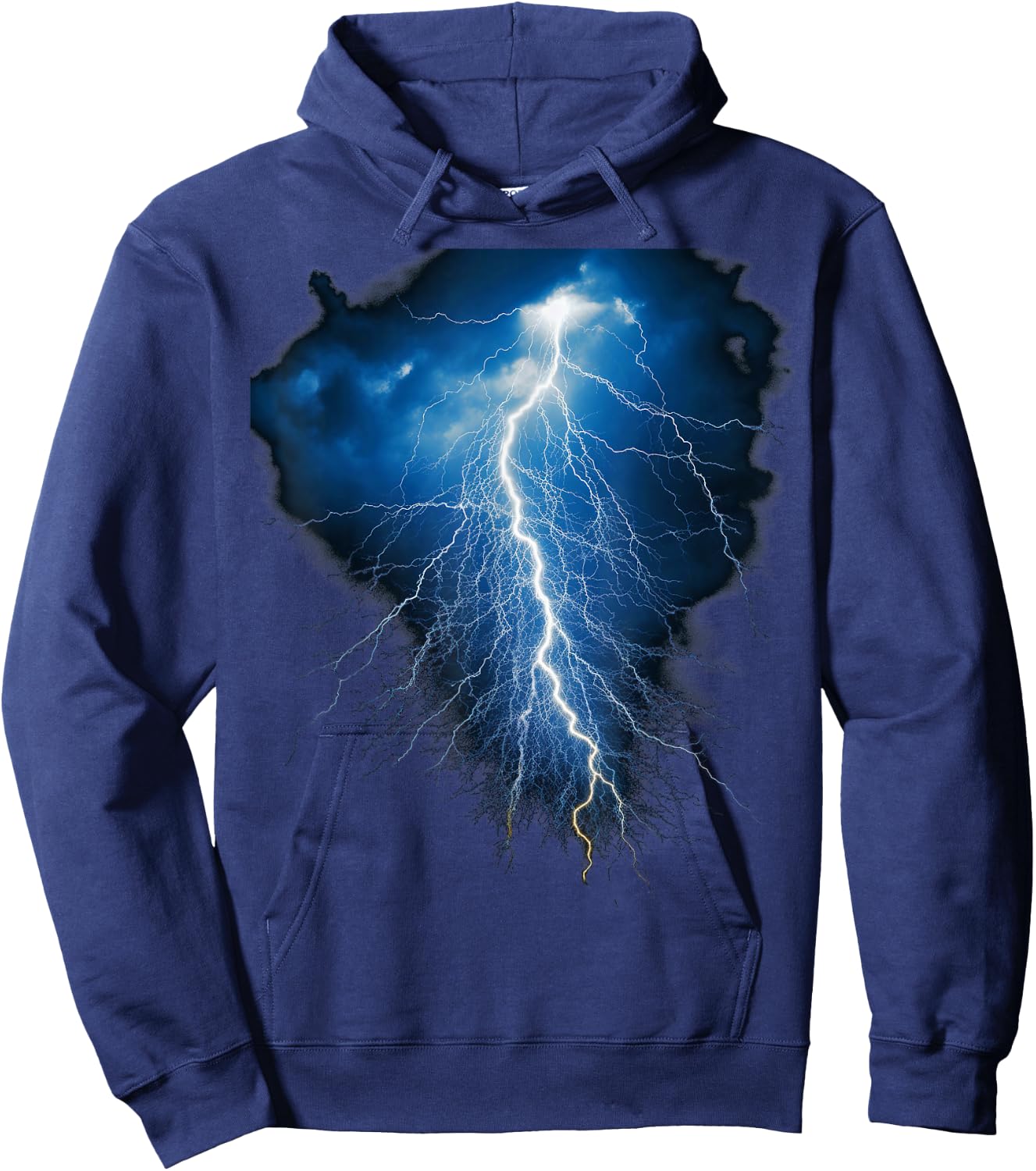BLITZ: Donner, Blitz und Blitz, Sturm, Wolkenschläge Hoodie - Hoodie | Navy