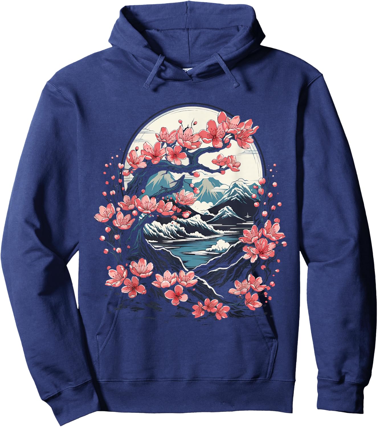 Kirschblüten japanischer Baum Cherry Blossom Hoodie - Hoodie | Navy