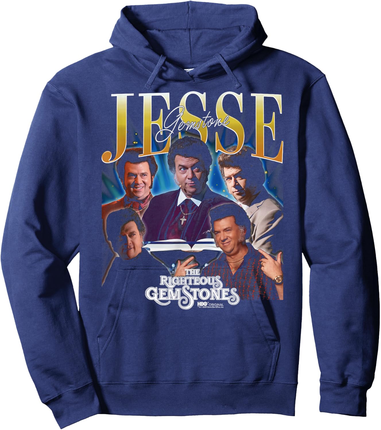 The Righteous Gemstones Jesse Gemstone Heartthrob Hoodie - Hoodie | Navy