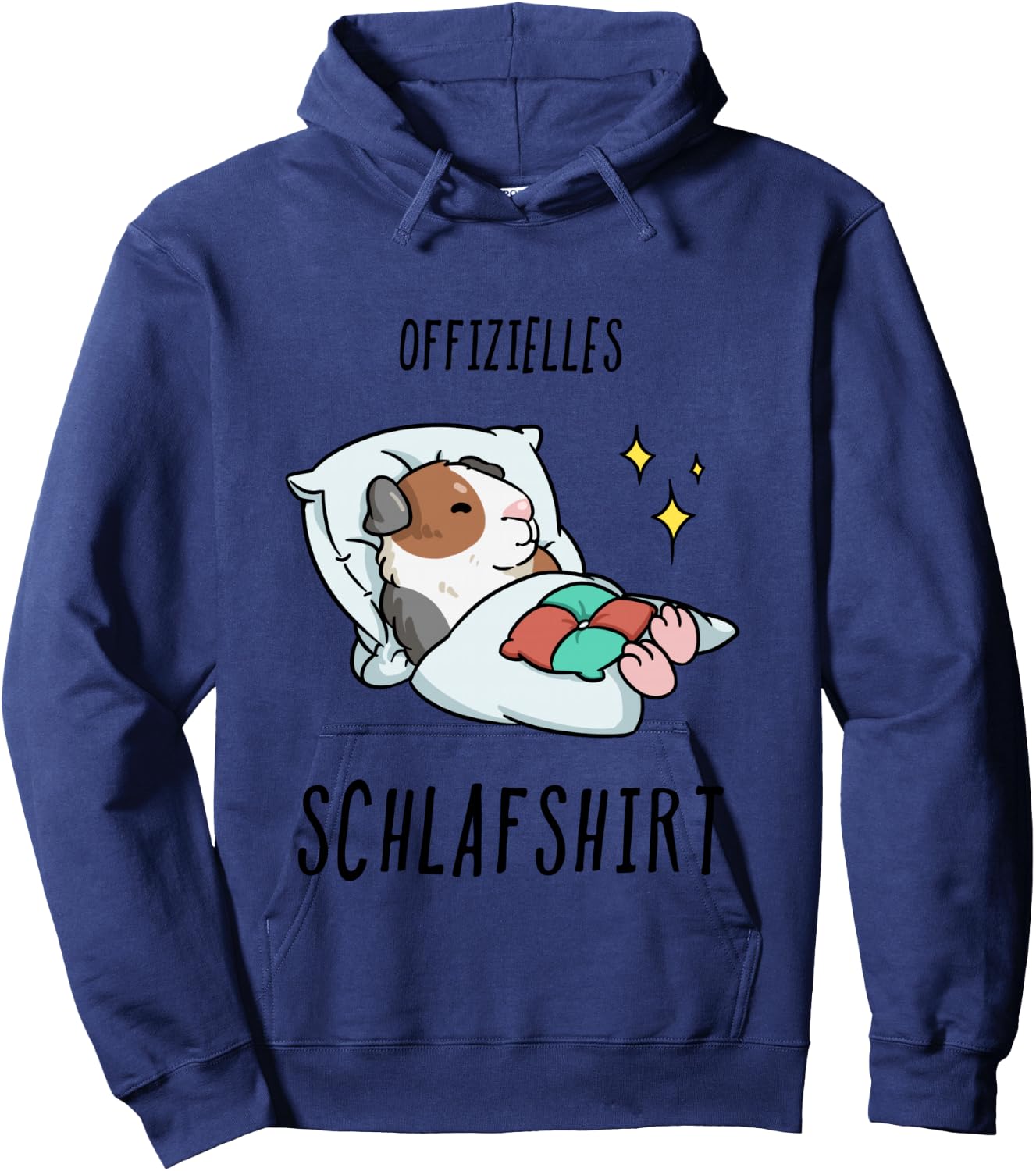 Guinea Pig Pyjamas Shirt, blue, s Hoodie - Hoodie | Navy