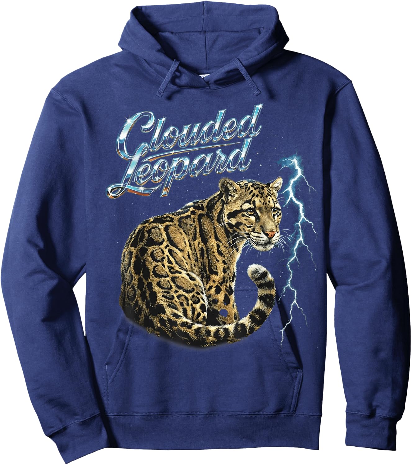 Clouded Leopard Hoodie - Hoodie | Navy