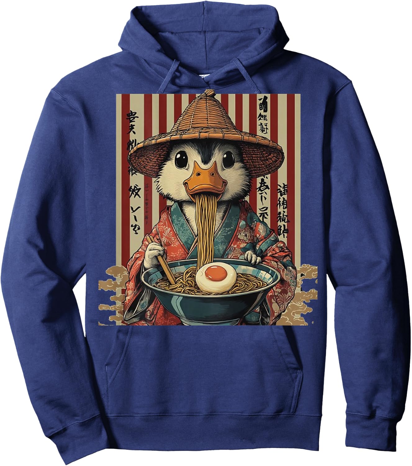 Backprint Japan Aesthetic Ramen Nudeln Urban Streetwear Hoodie - Hoodie | Navy