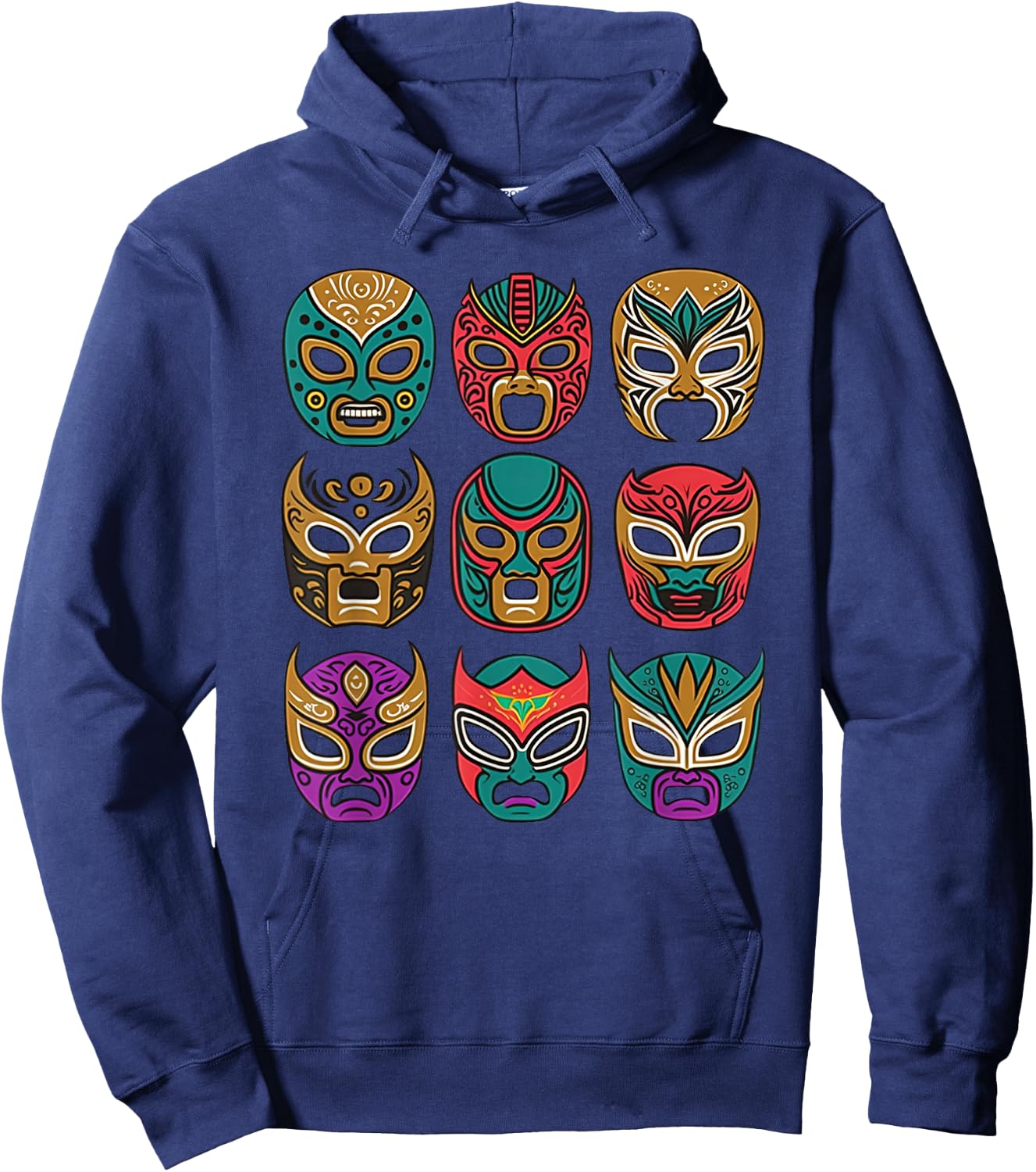 Vintage Wrestling - Retro Lucha Libre Hoodie - Hoodie | Navy