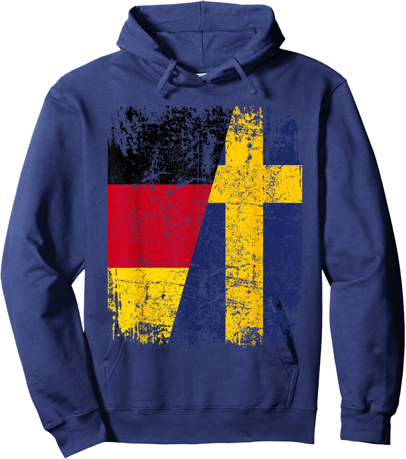 SCHWEDEN DEUTSCHLAND Flagge | Damen Herren Kinder | Schweden Hoodie - Hoodie | Navy