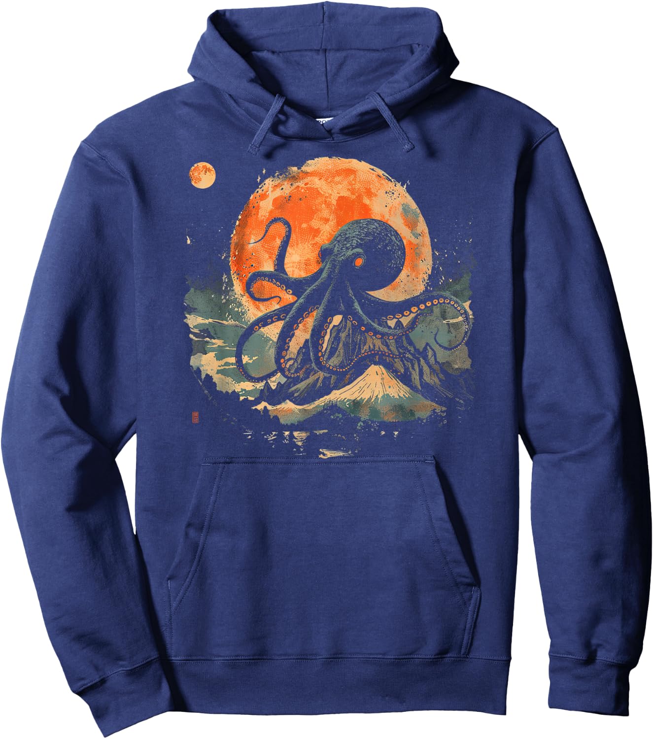 Octopus Shirt / City-Inspired Hoodie - Hoodie | Navy