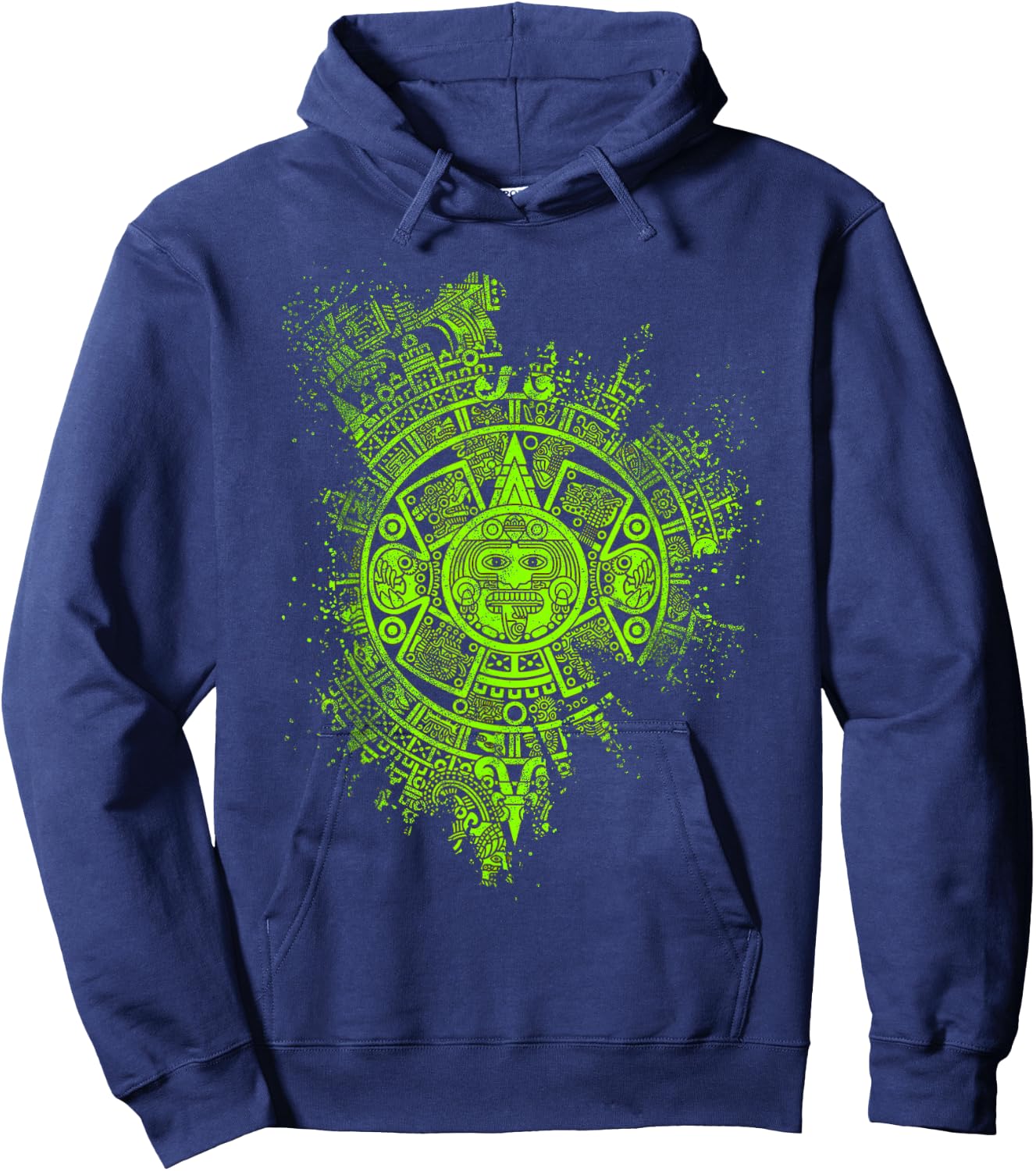 Aztec Mayas Aztec Calendar Mexico History Hoodie - Hoodie | Navy