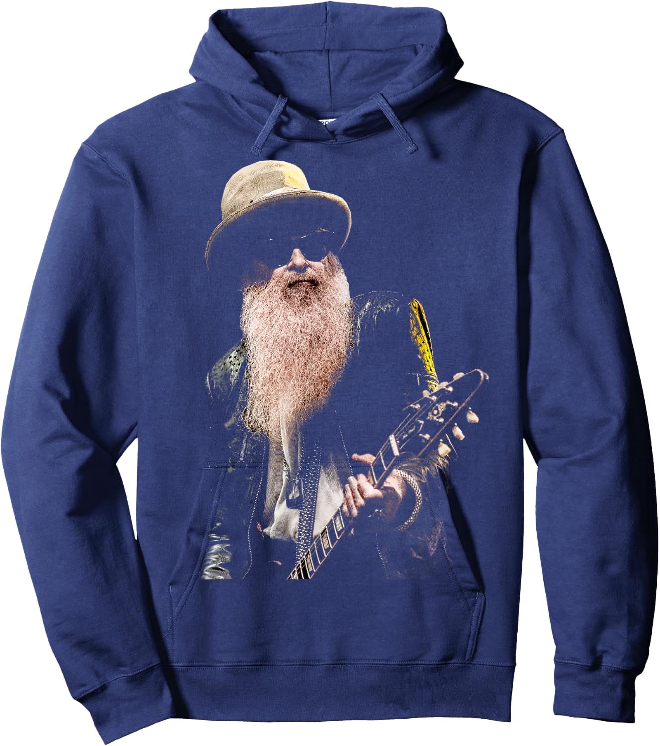 Billy F Gibbons ZZ Top Live VI , Black, S Hoodie - Hoodie | Navy