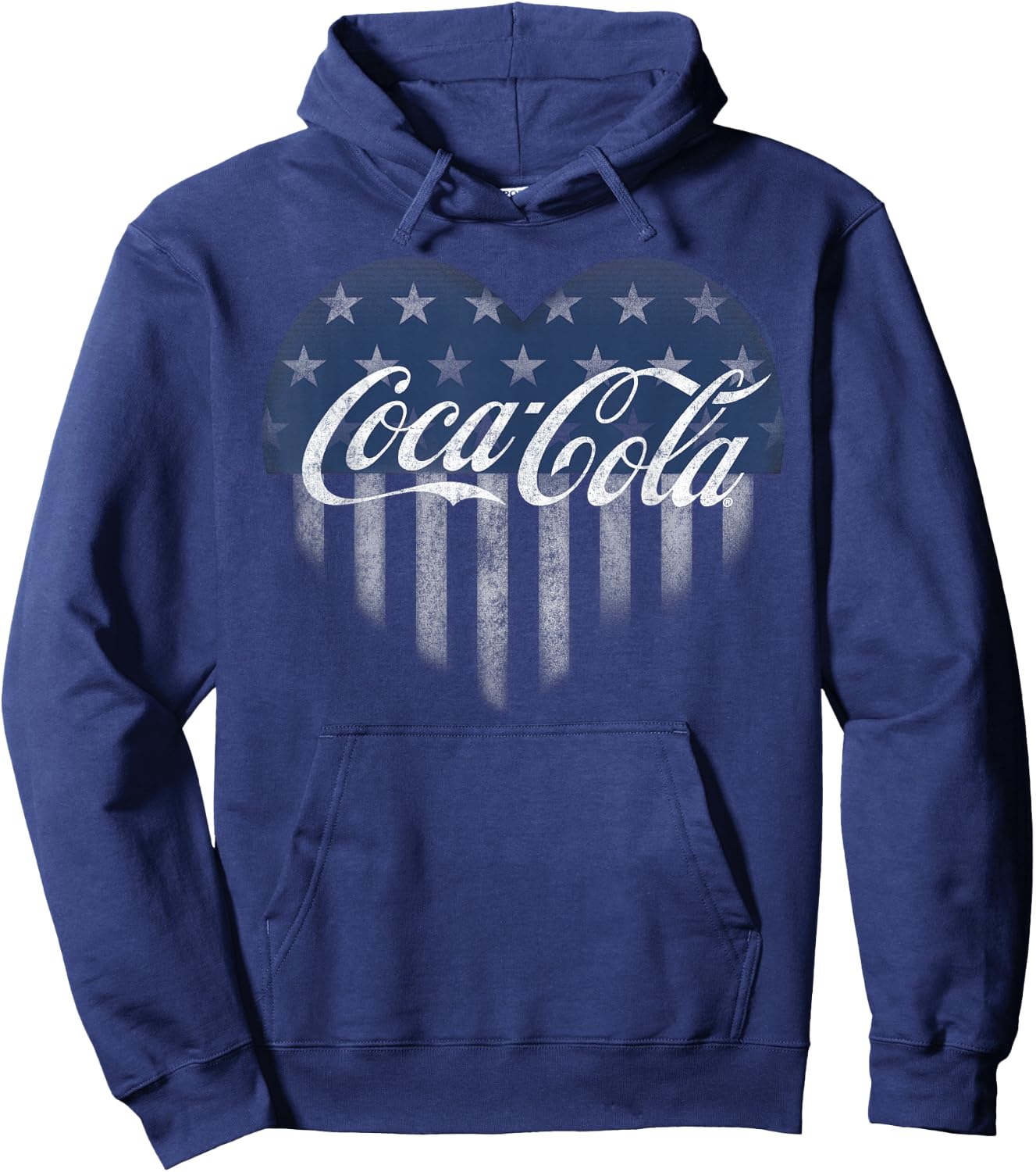 Coca Cola USA Coke Heart Hoodie - Hoodie | Navy