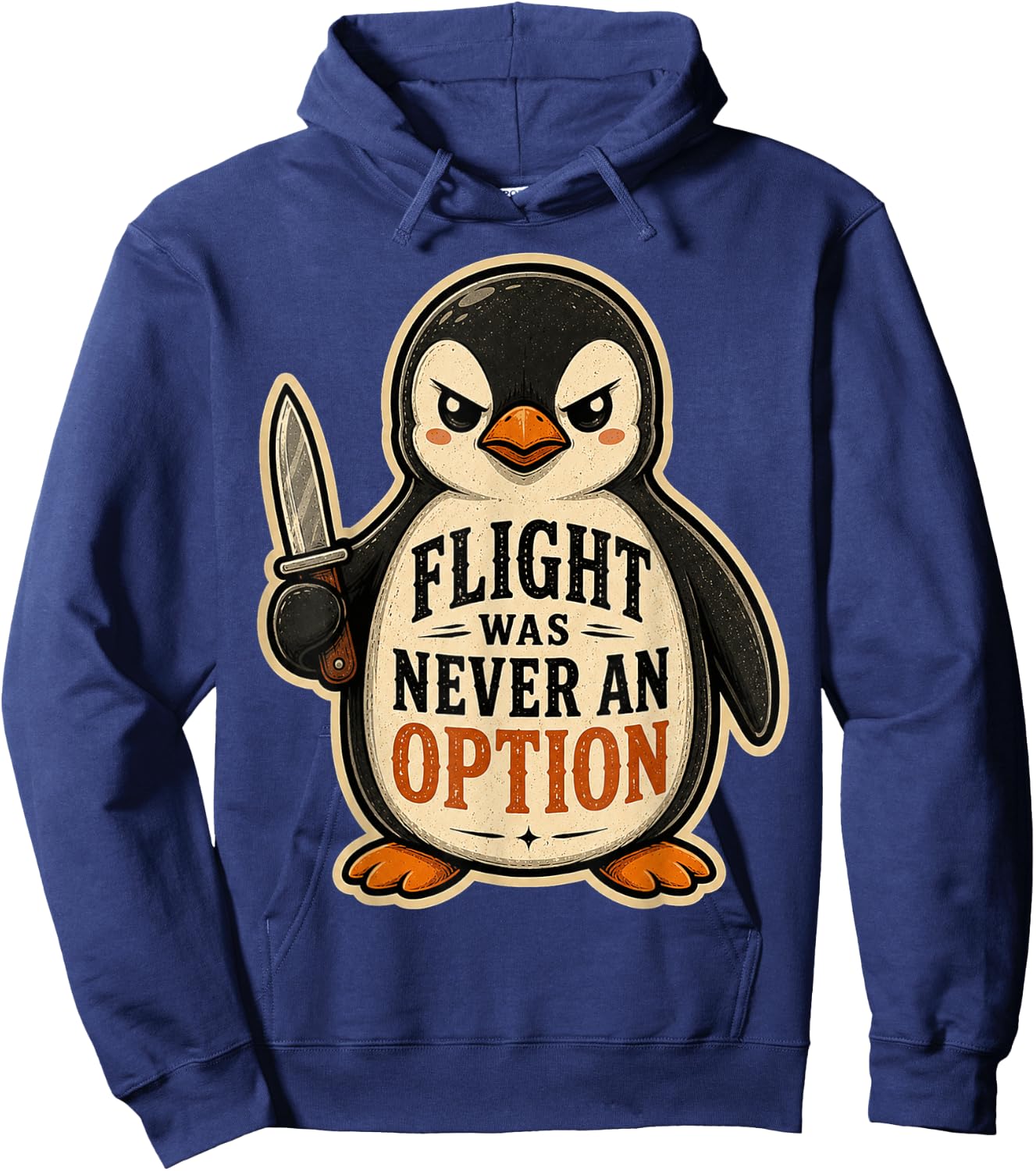 T-Shirt Hoodie - Hoodie | Navy
