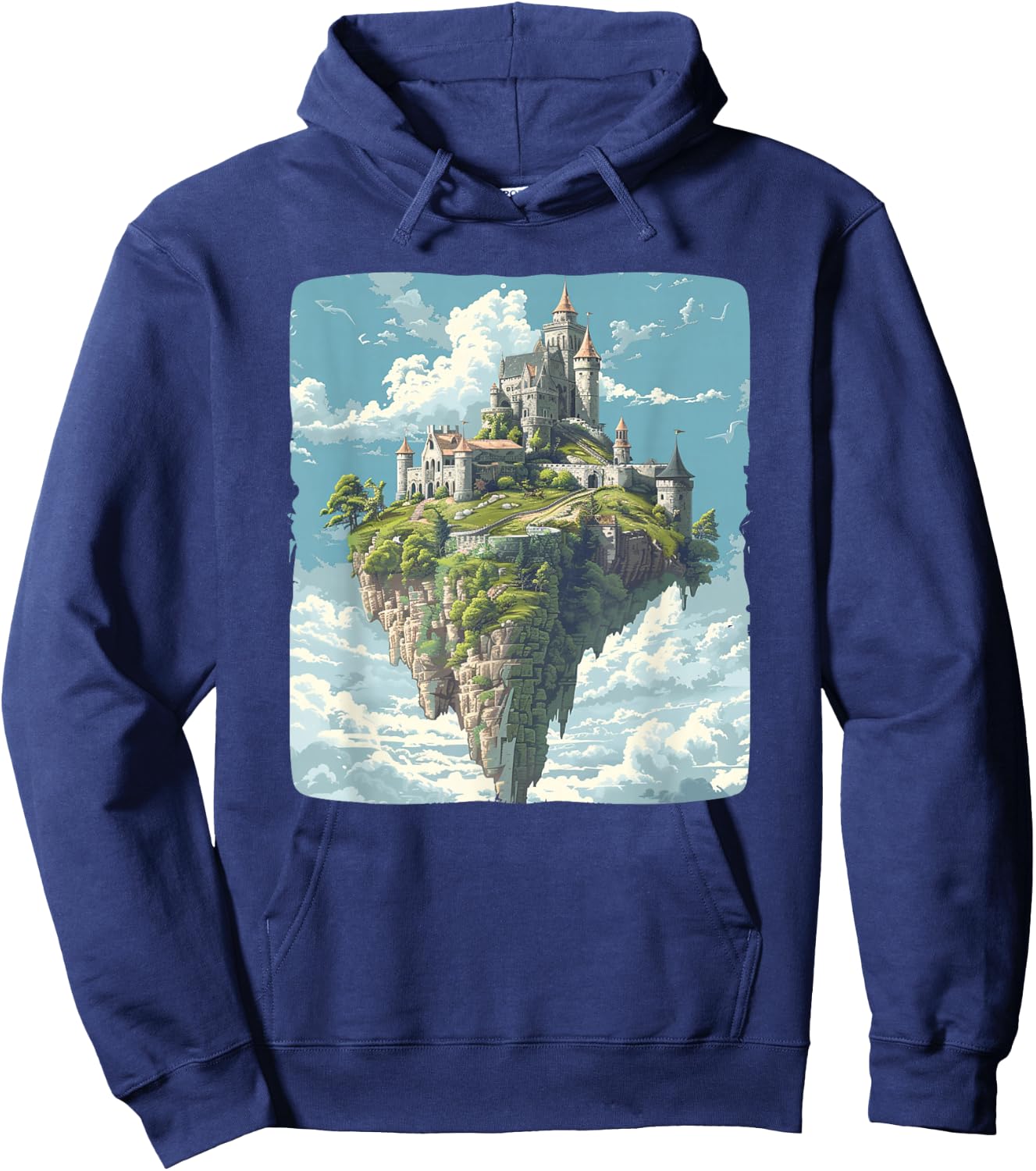 Awesome Castle in the Sky Costume for Boys and Girls Hoodie - Hoodie | Navy