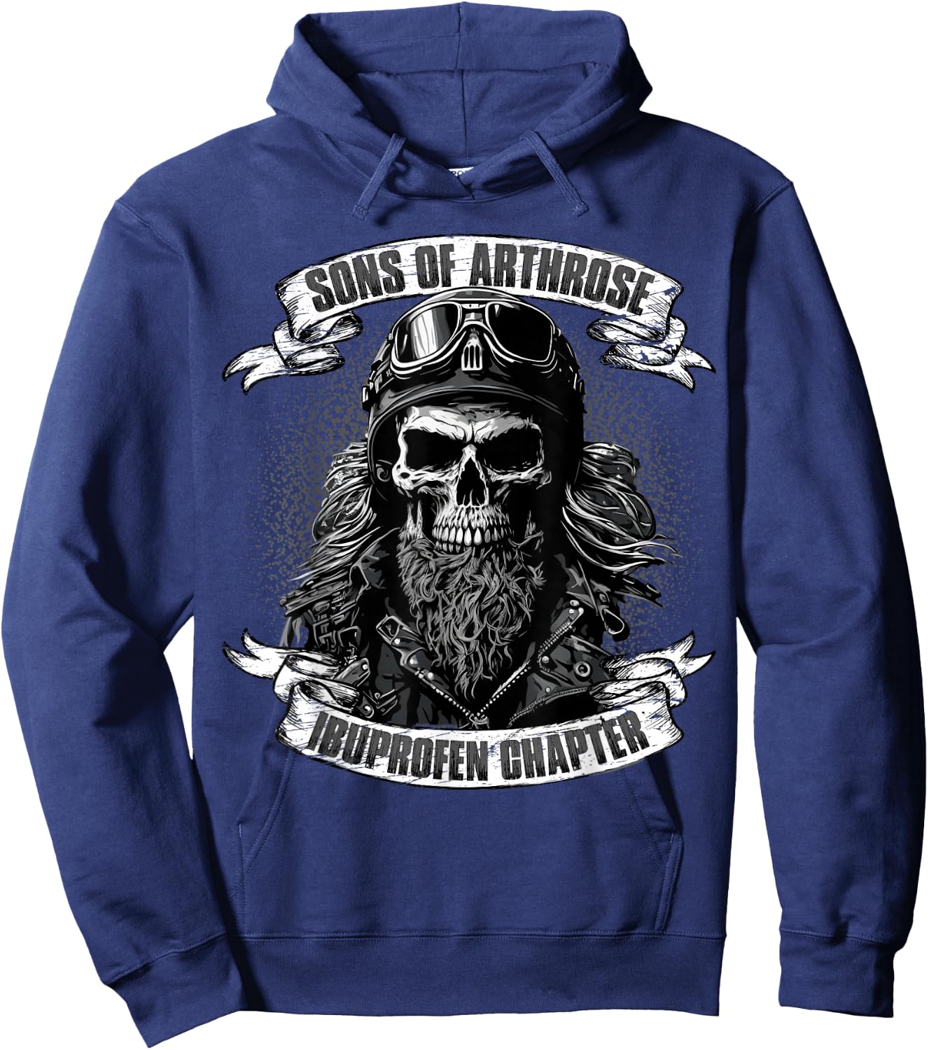 Sons of Arthrose - Ibuprofen Chapter Biker Motorradfahrer Hoodie - Hoodie | Navy