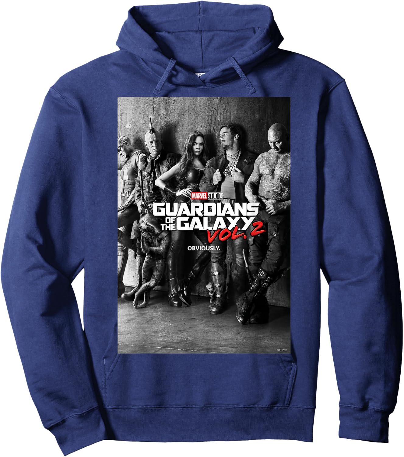 Marvel Guardians of The Galaxy Vol. 2 Group Shot Poster Hoodie - Hoodie | Navy