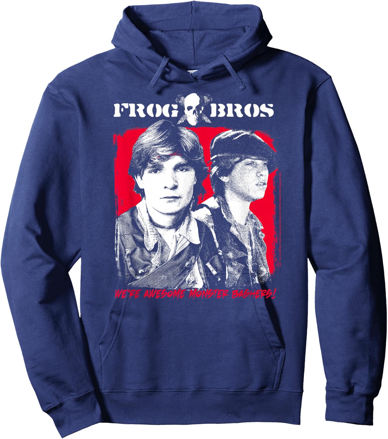 The Lost Boys Frog Brothers Monster Bashers Small Hoodie - Hoodie | Navy