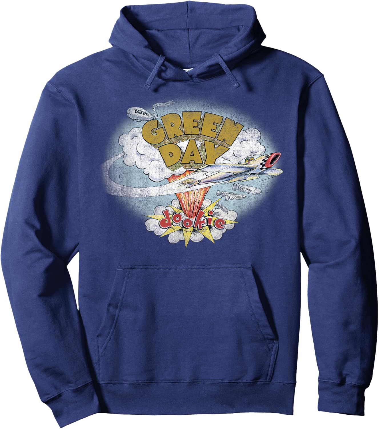 Green Day Fresh Dookie , black Hoodie - Hoodie | Navy