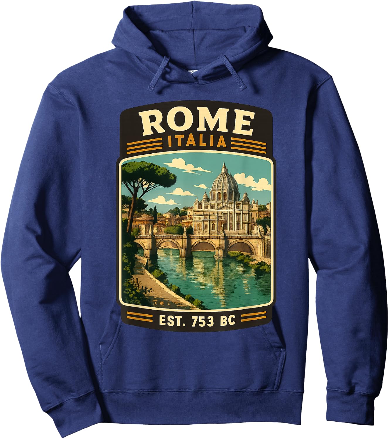 T-Shirt Hoodie - Hoodie | Navy