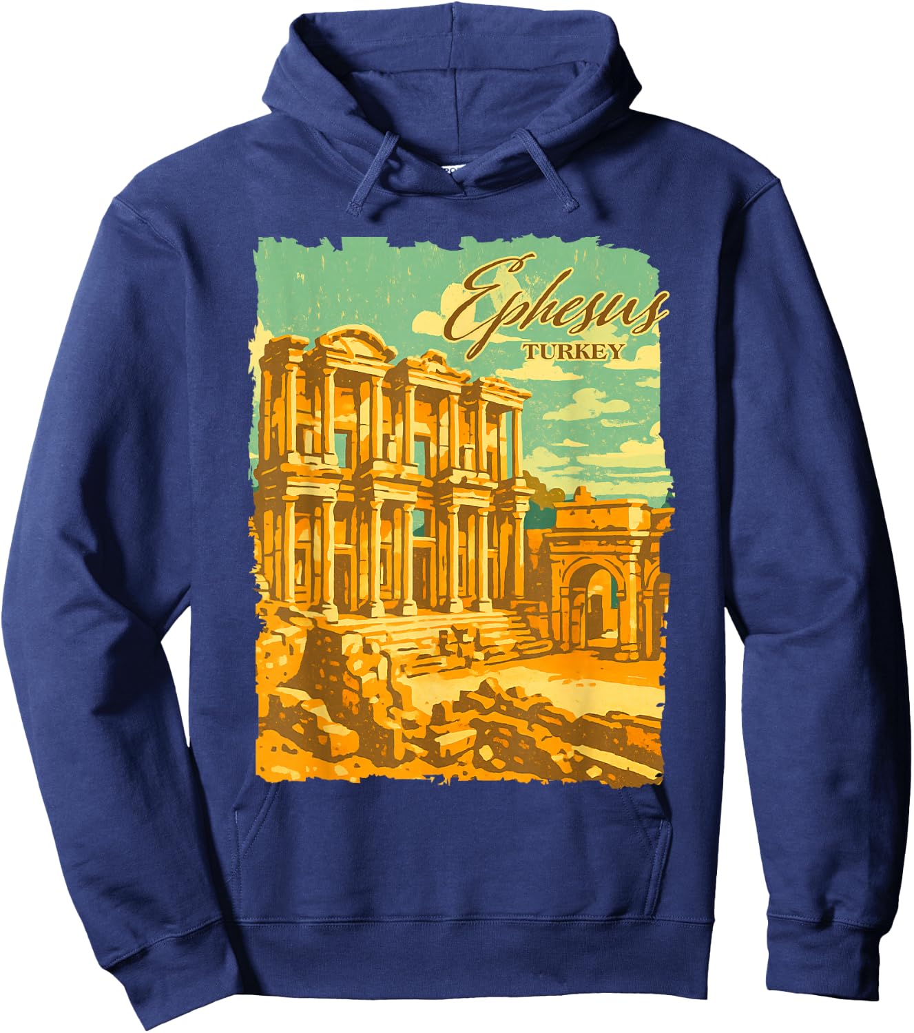 Ephesus Turkey Traveling Trip Meet Me In Ephesus Souvenir Hoodie - Hoodie | Navy