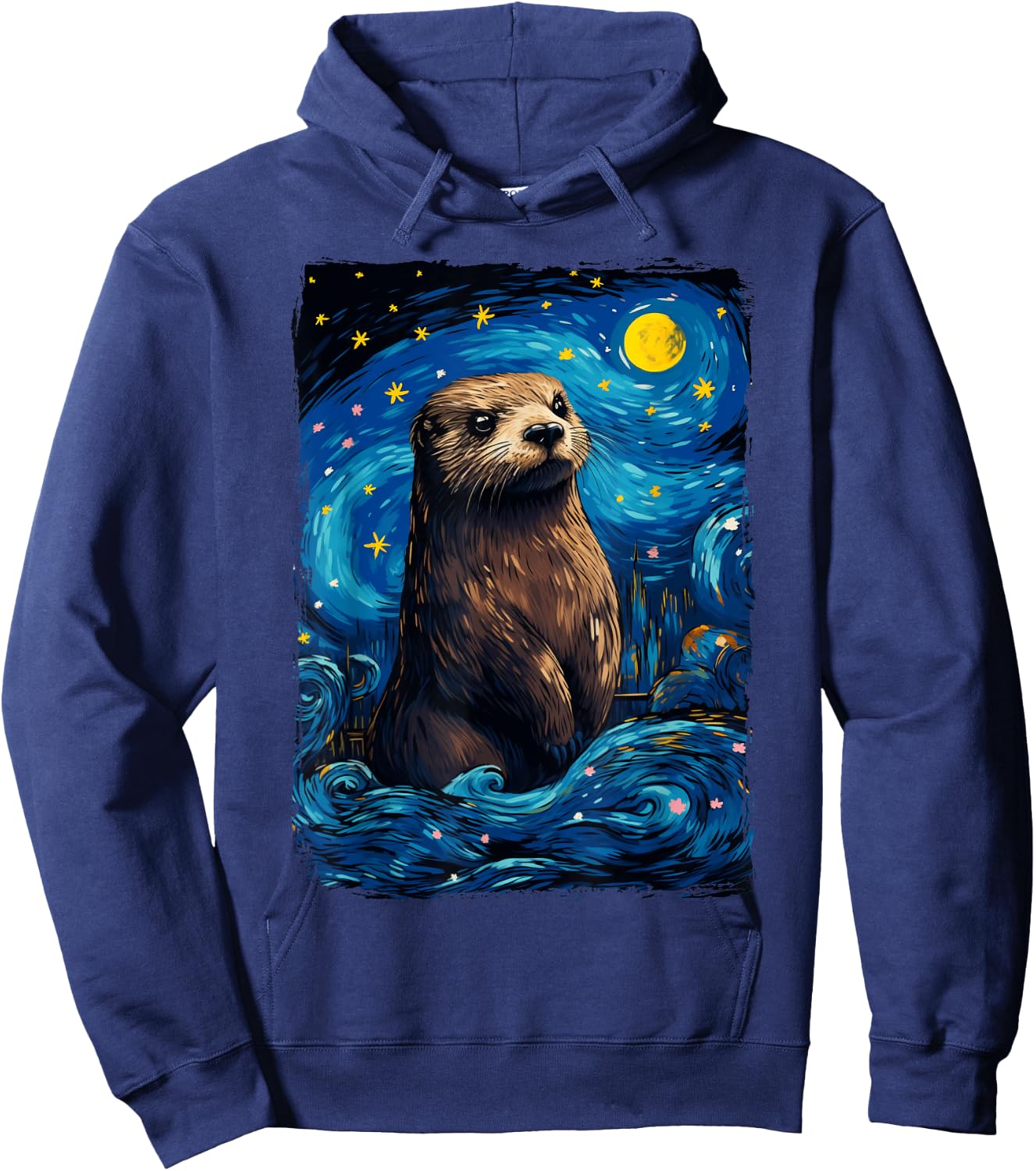 Otter Starry Night Hoodie - Hoodie | Navy