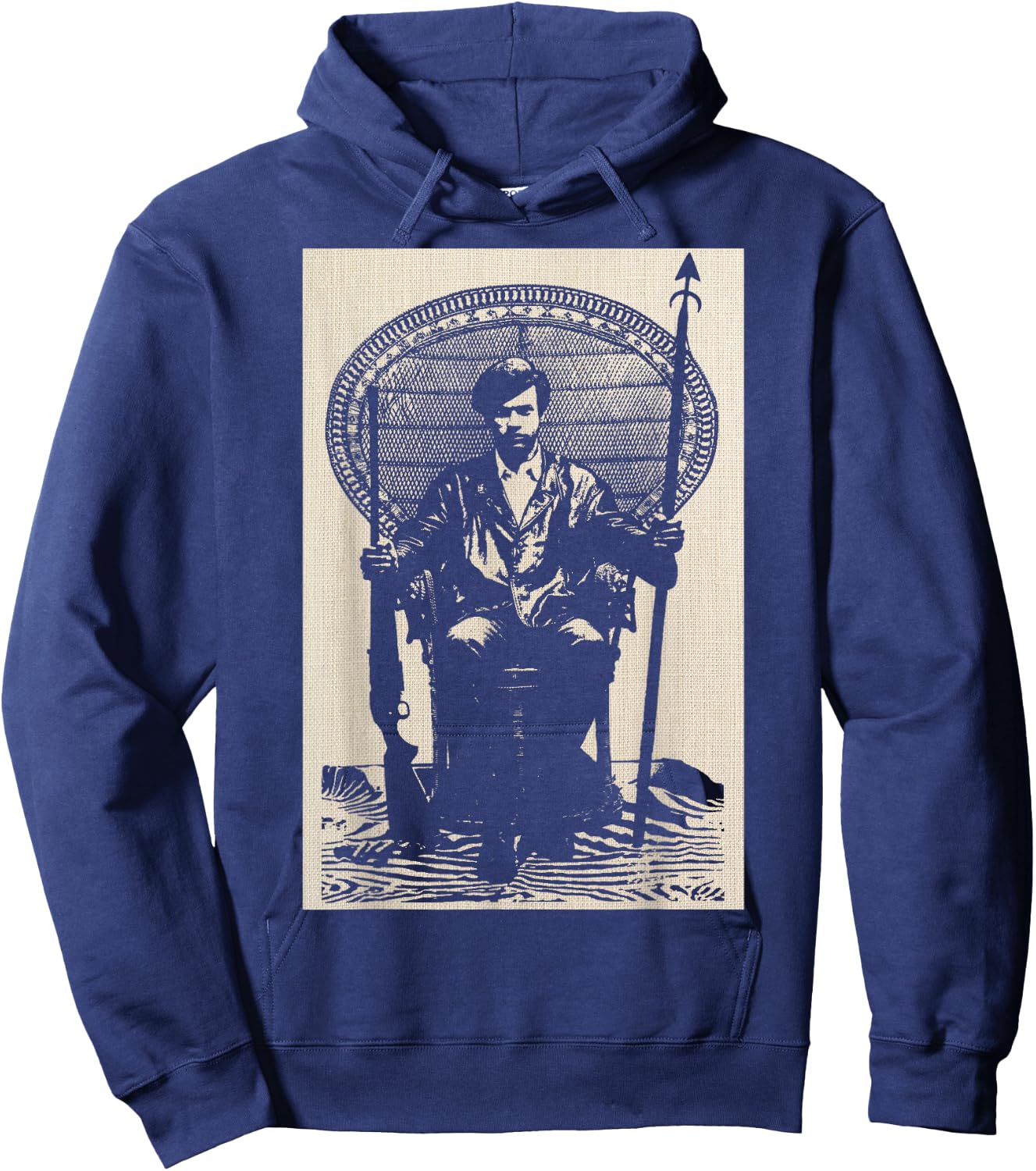 BPP Vintage Black History Self Defense Black Panthers Party Hoodie - Hoodie | Navy