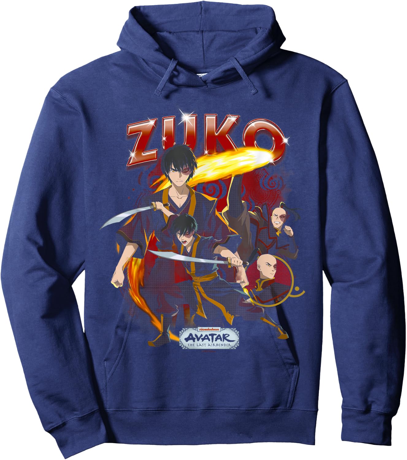 Avatar: Der letzte Airbender Zuko Heartthrob Hoodie - Hoodie | Navy