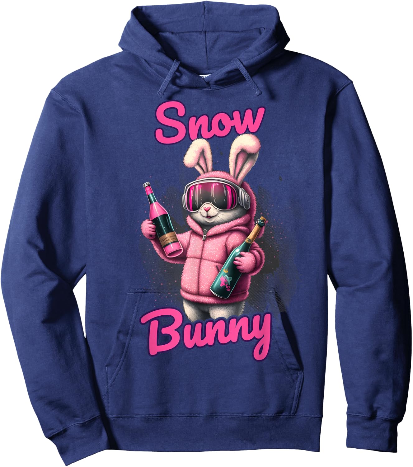 Skiing Snow Bunny | Après-ski Hoodie - Hoodie | Navy