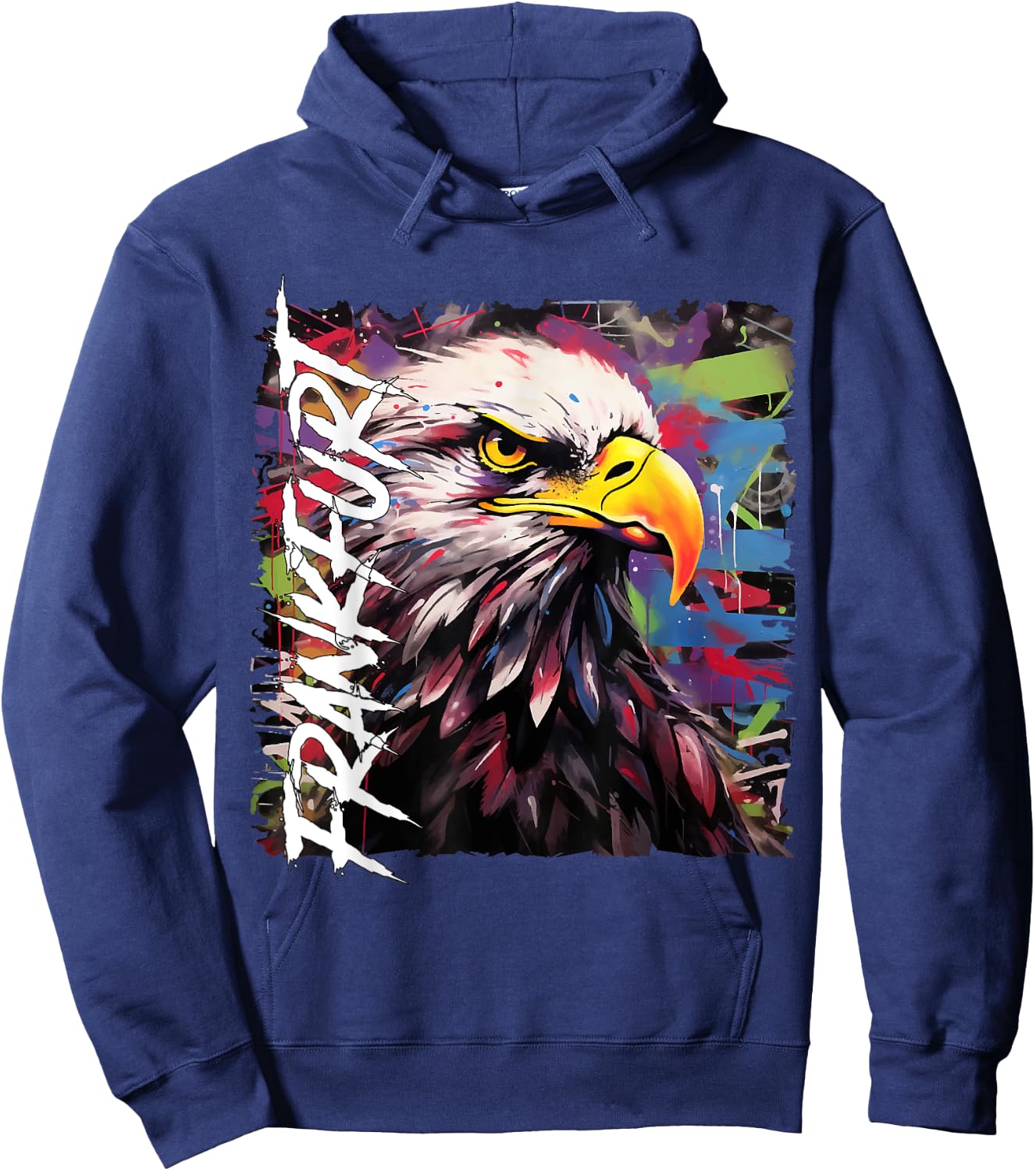 Hessen Frankfurt Frankfurt FFM Frankfurt , black Hoodie - Hoodie | Navy