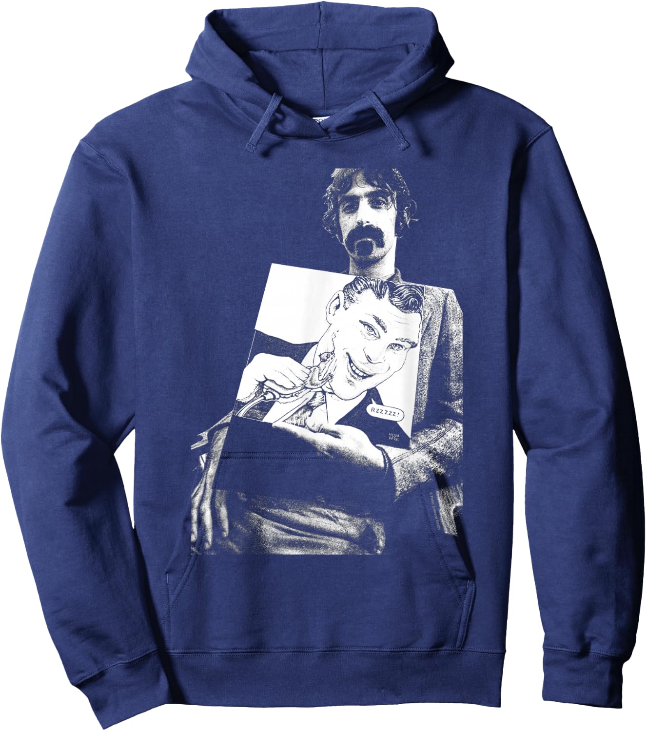 Frank Zappa Weasels Ripped My Flesh Record by Everard Smith Hoodie - Hoodie | Navy