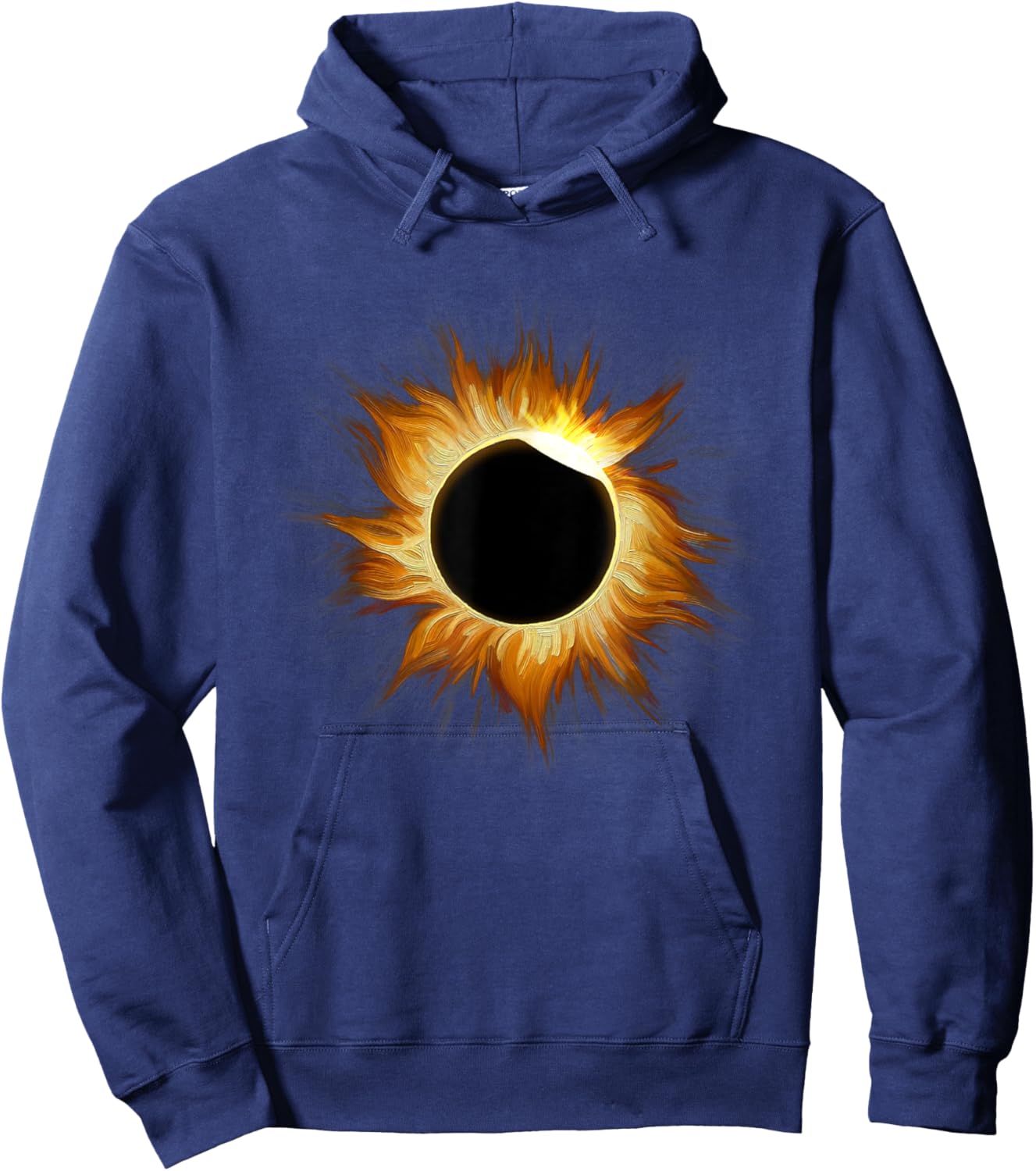 Total Solar Eclipse 2024 Total Solar Eclipse Hoodie - Hoodie | Navy